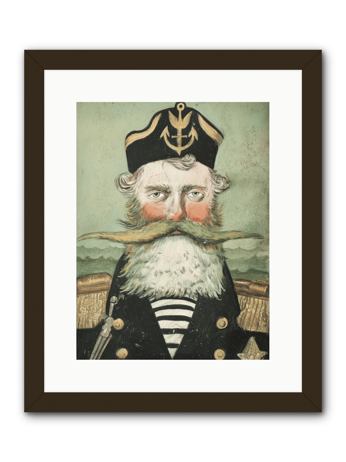 Maritime Soul -- Framed Print - Black 12x16