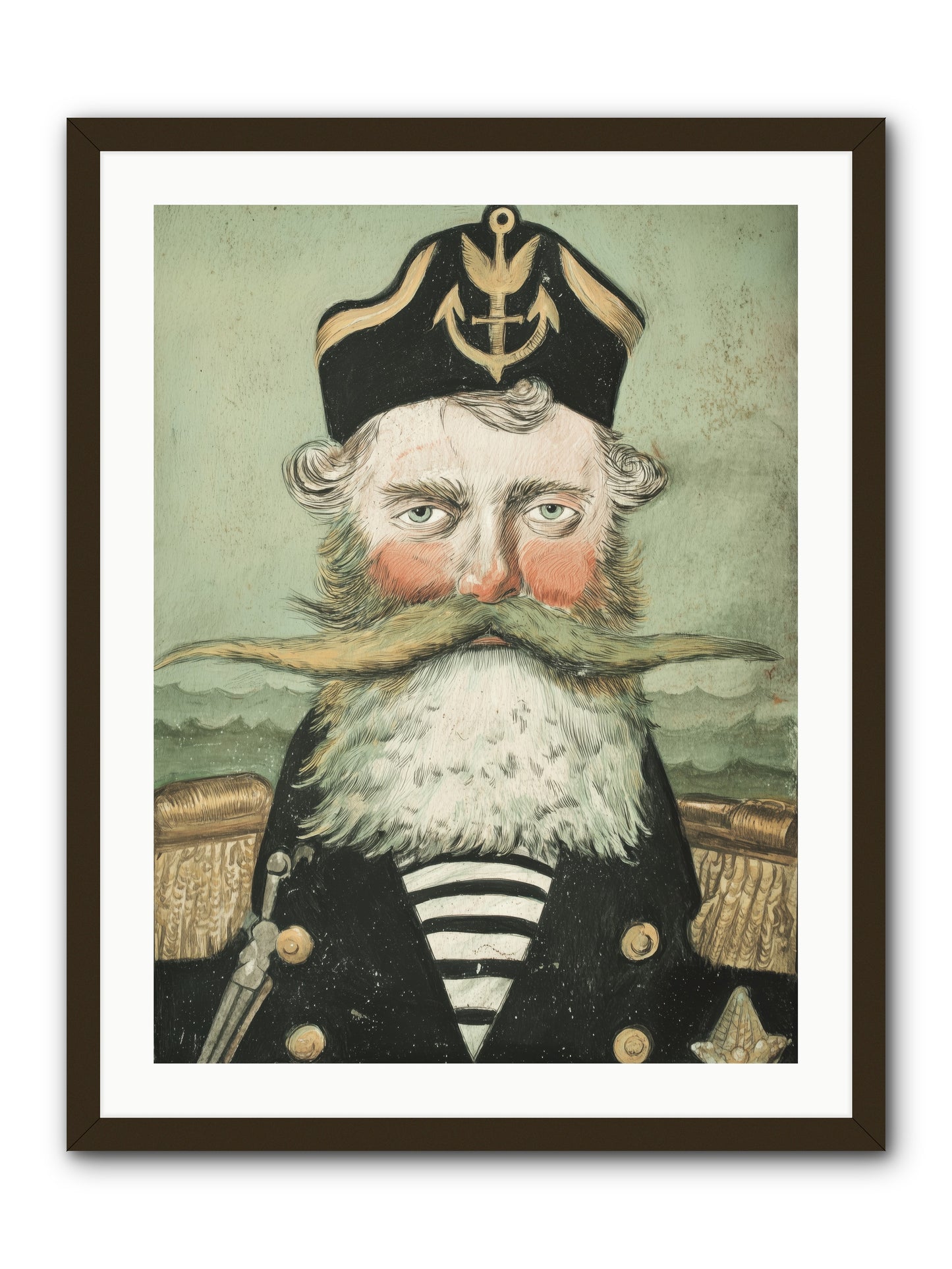 Maritime Soul -- Framed Print - Black 24x32