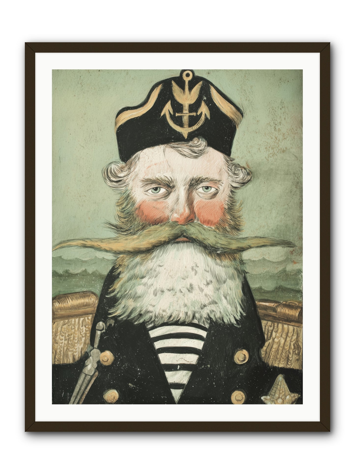 Maritime Soul -- Framed Print - Black 30x40