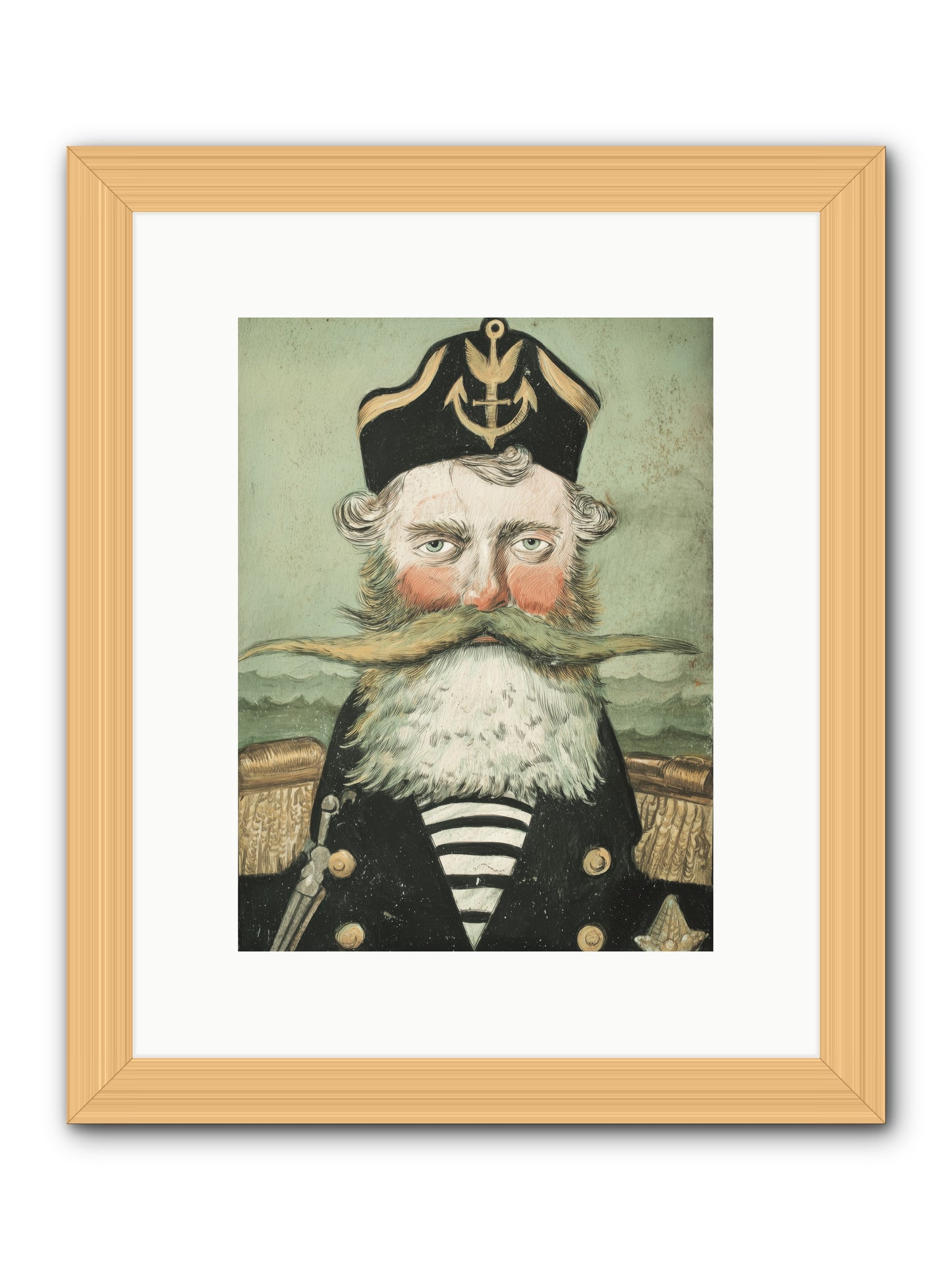 Maritime Soul -- Framed Print - Natural 9x12