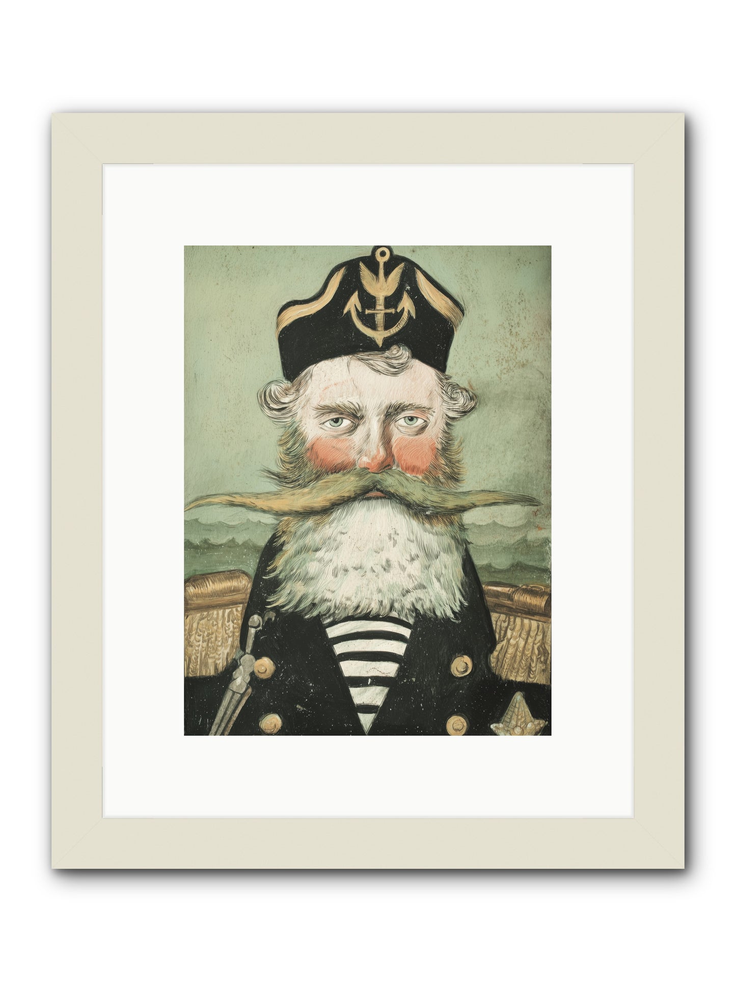 Maritime Soul -- Framed Print - White 9x12