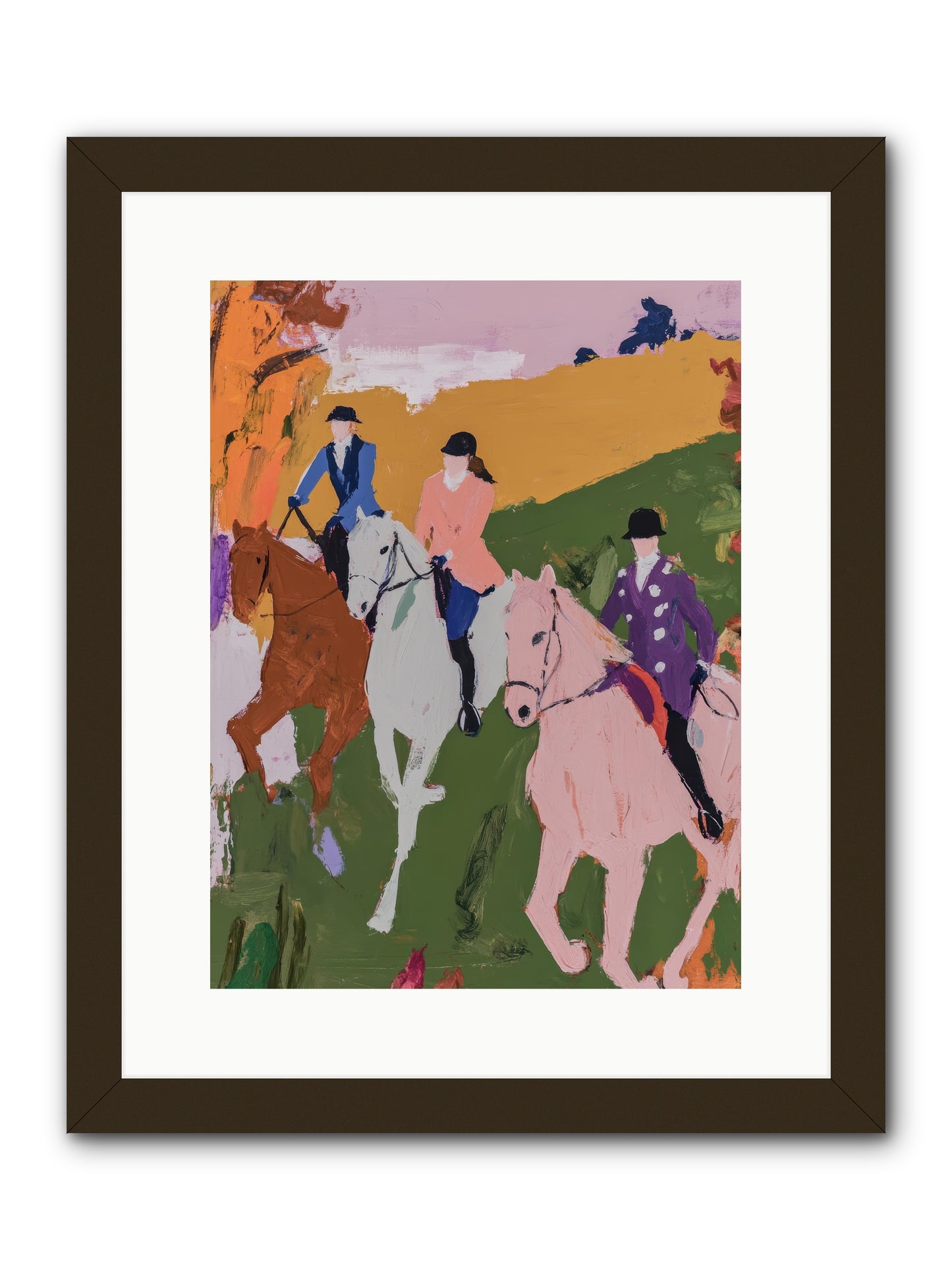 Marmalade Morning No.1 -- Framed Print - Black 12x16