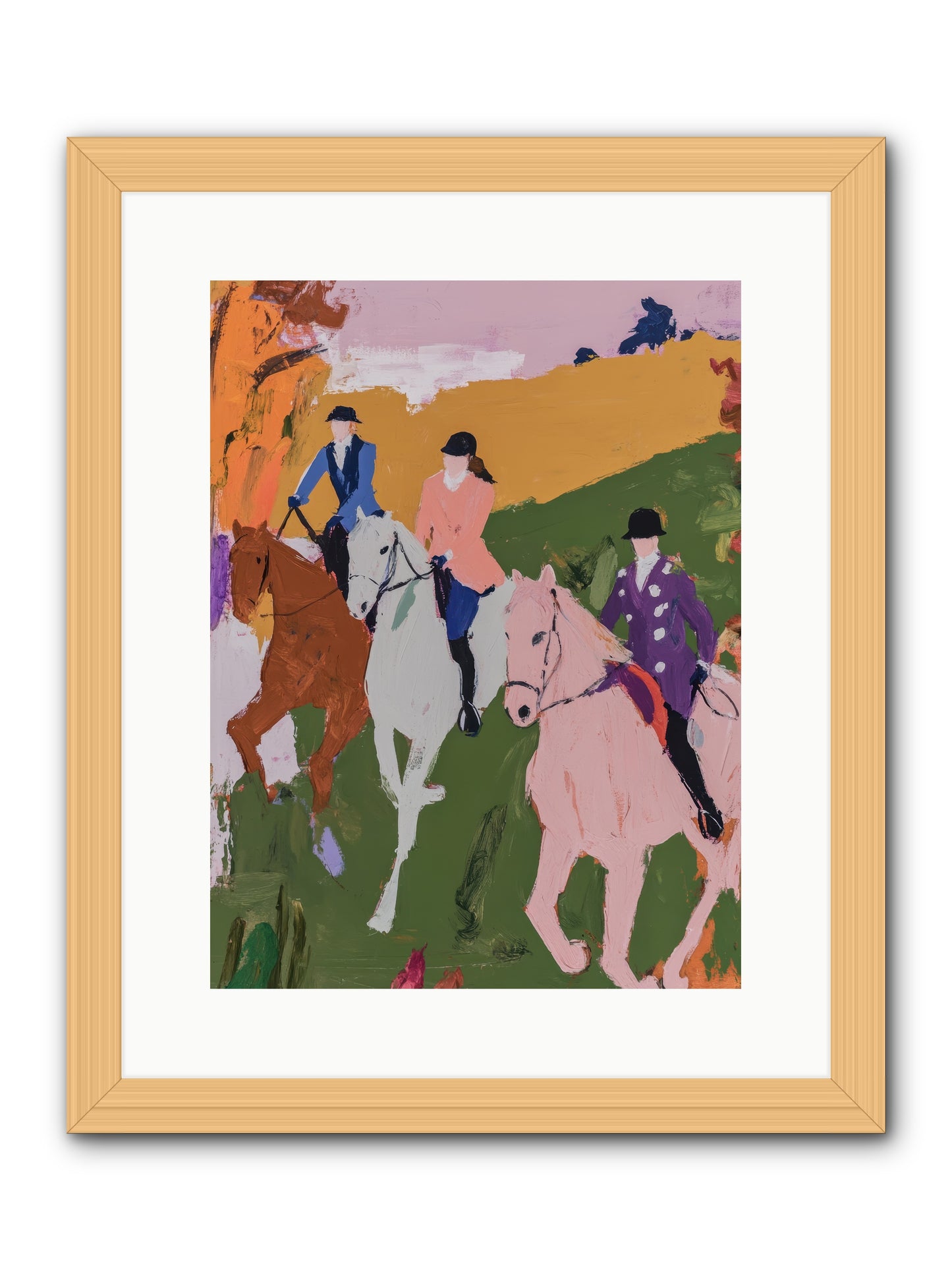Marmalade Morning No.1 -- Framed Print - Natural 12x16