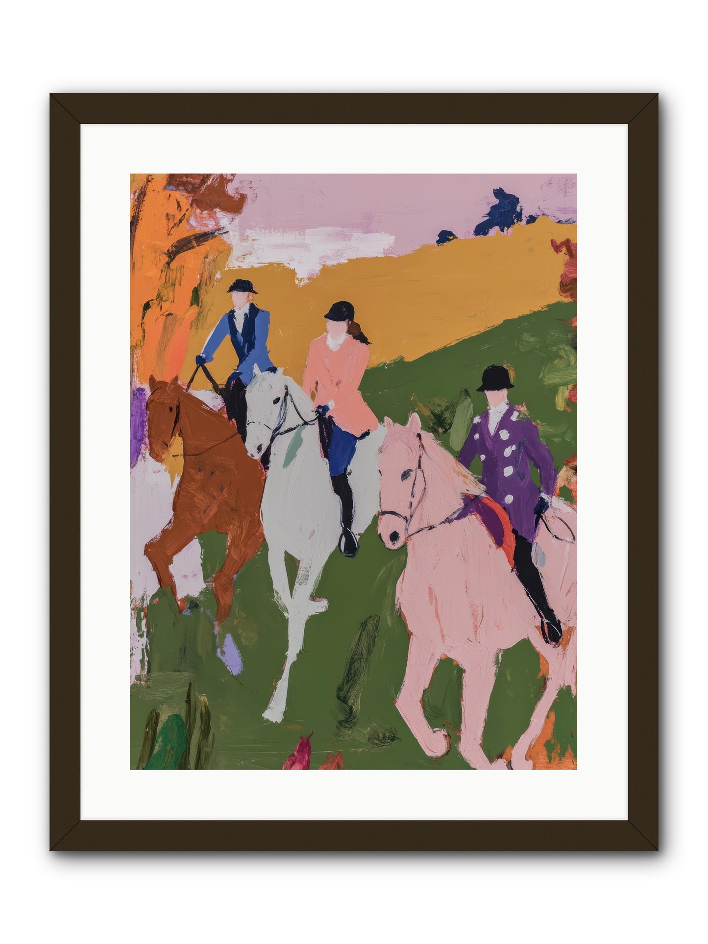 Marmalade Morning No.1 -- Framed Print - Black 18x24