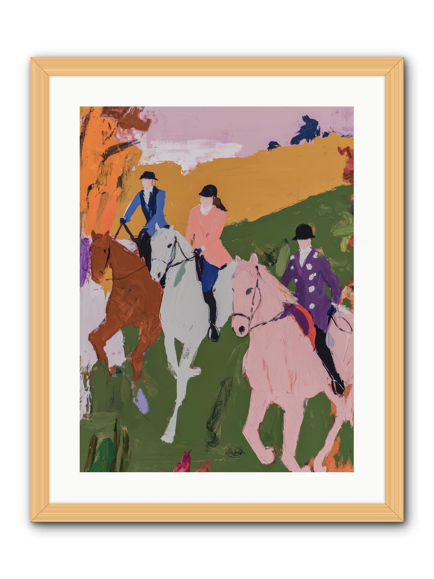 Marmalade Morning No.1 -- Framed Print - Natural 18x24