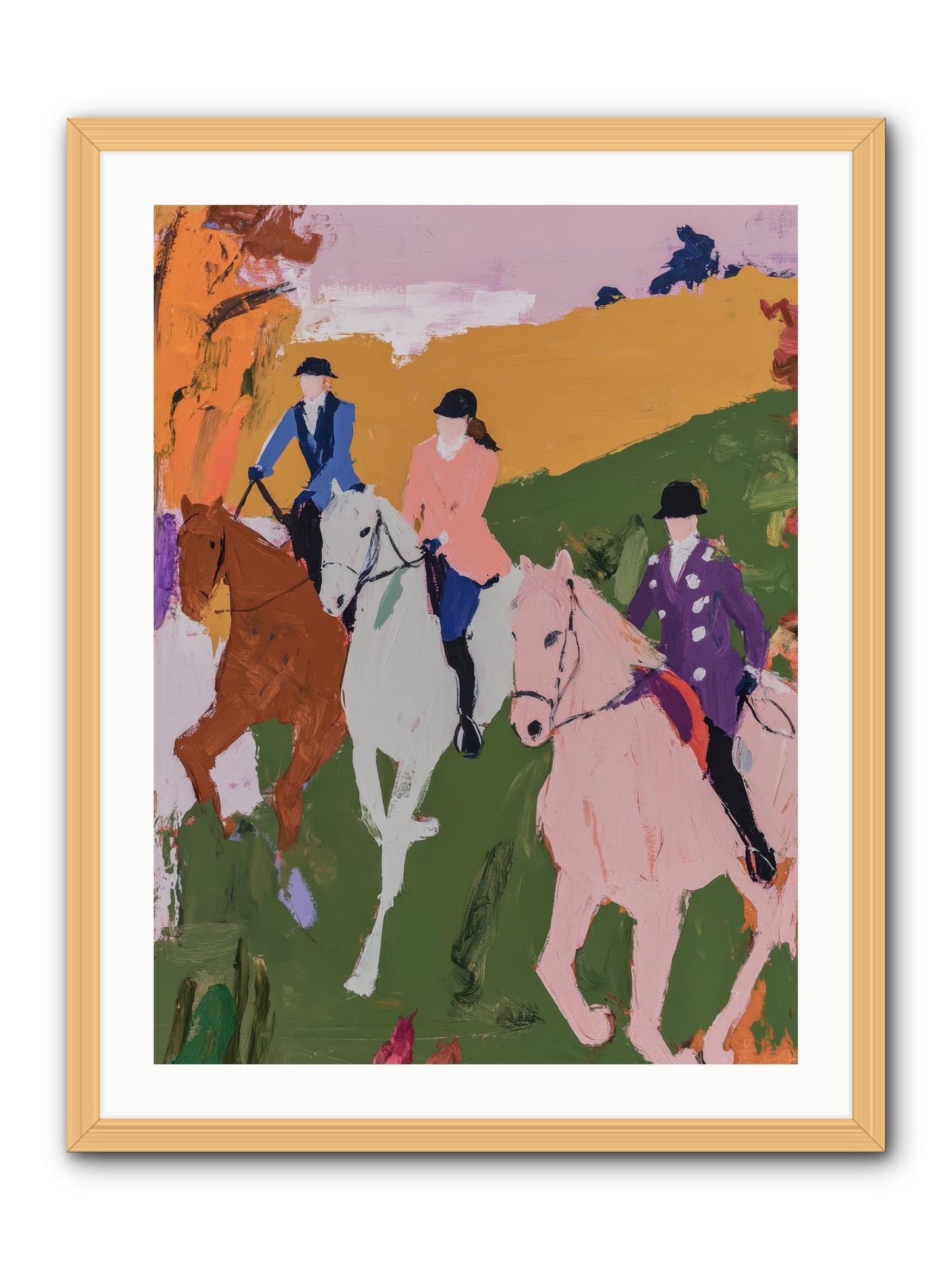 Marmalade Morning No.1 -- Framed Print - Natural 24x32