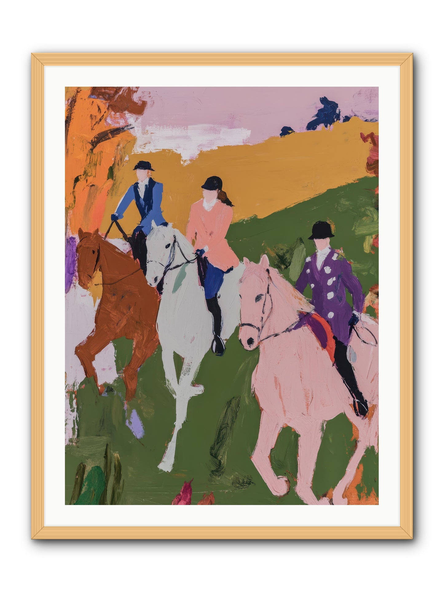 Marmalade Morning No.1 -- Framed Print - Natural 30x40