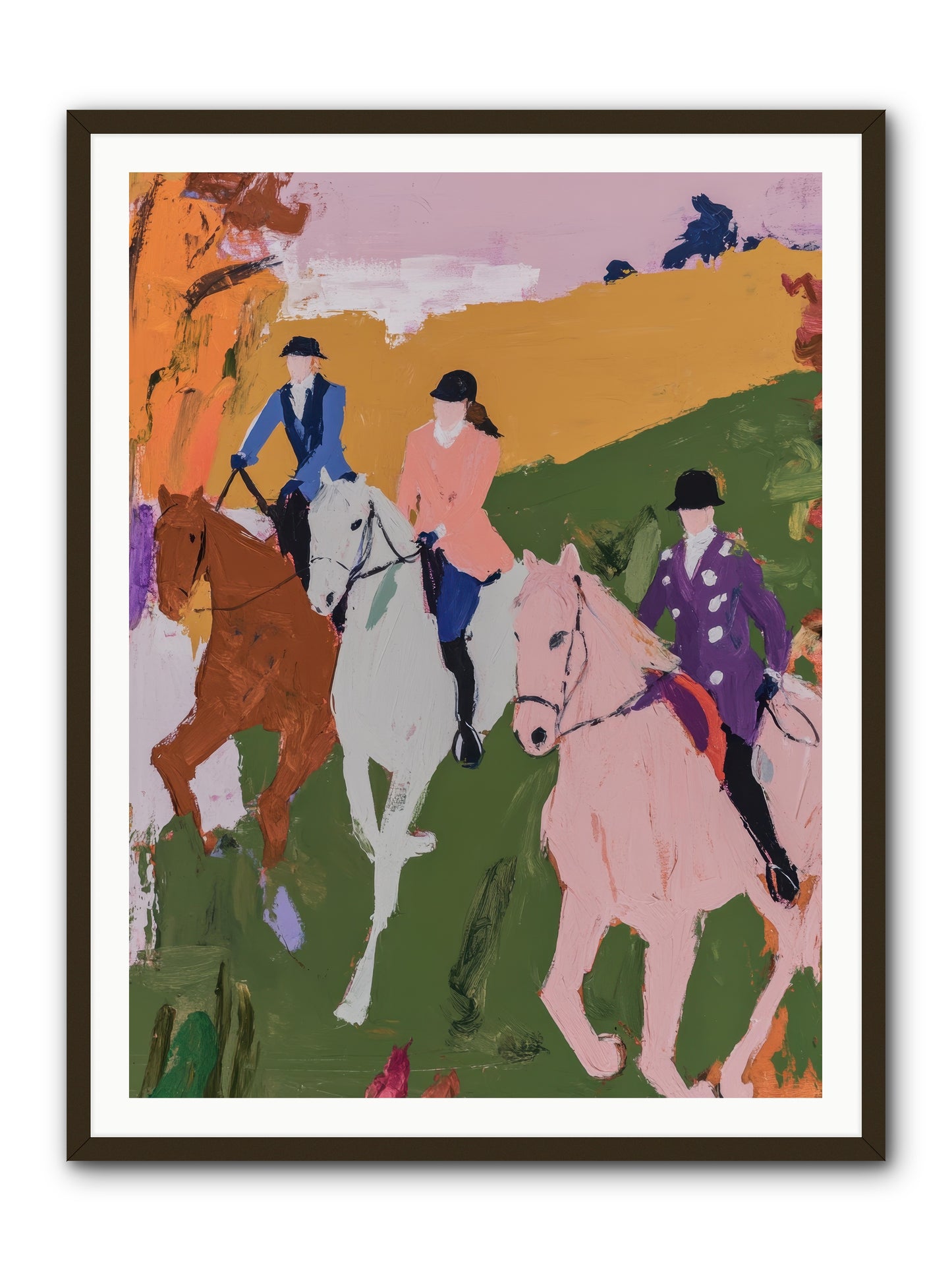 Marmalade Morning No.1 -- Framed Print - Black 36x48