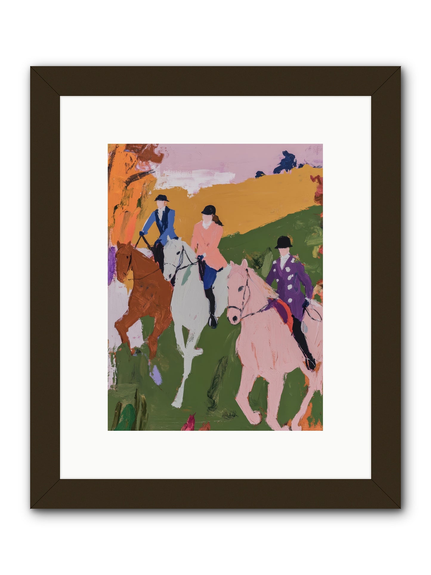 Marmalade Morning No.1 -- Framed Print - Black 9x12