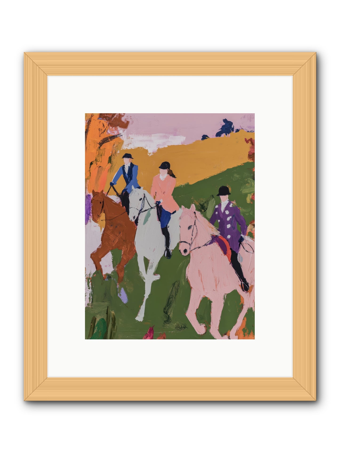 Marmalade Morning No.1 -- Framed Print - Natural 9x12
