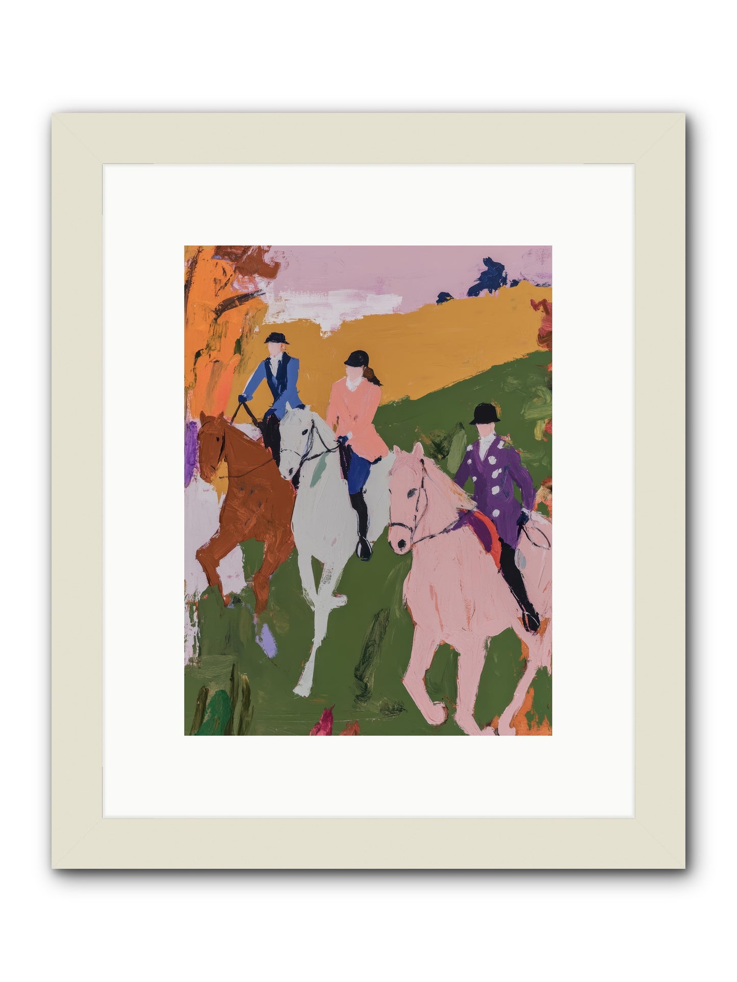 Marmalade Morning No.1 -- Framed Print - White 9x12