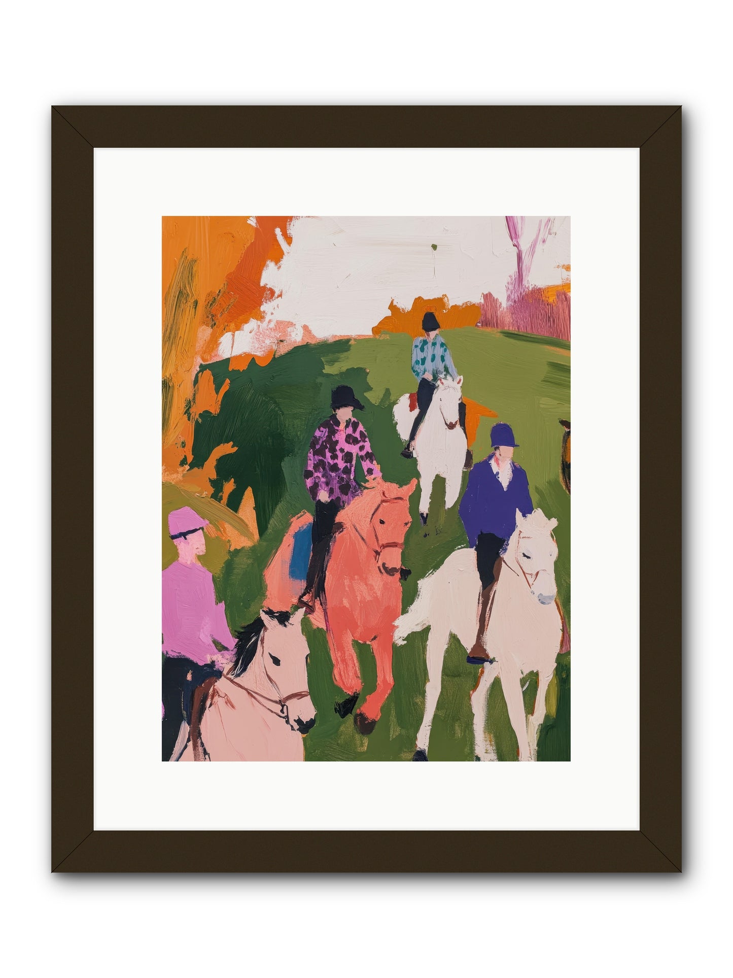 Marmalade Morning No.2 -- Framed Print - Black 12x16