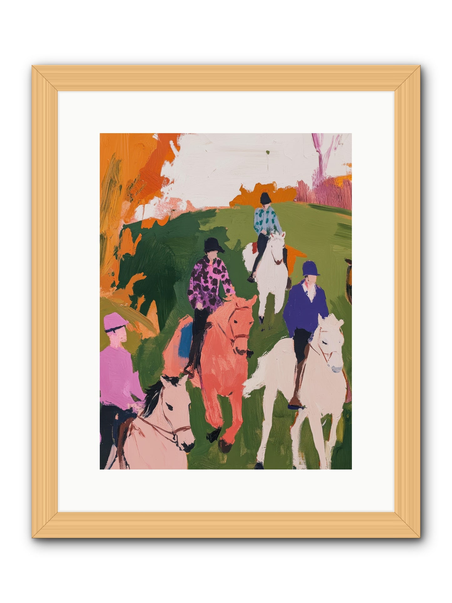 Marmalade Morning No.2 -- Framed Print - Natural 12x16