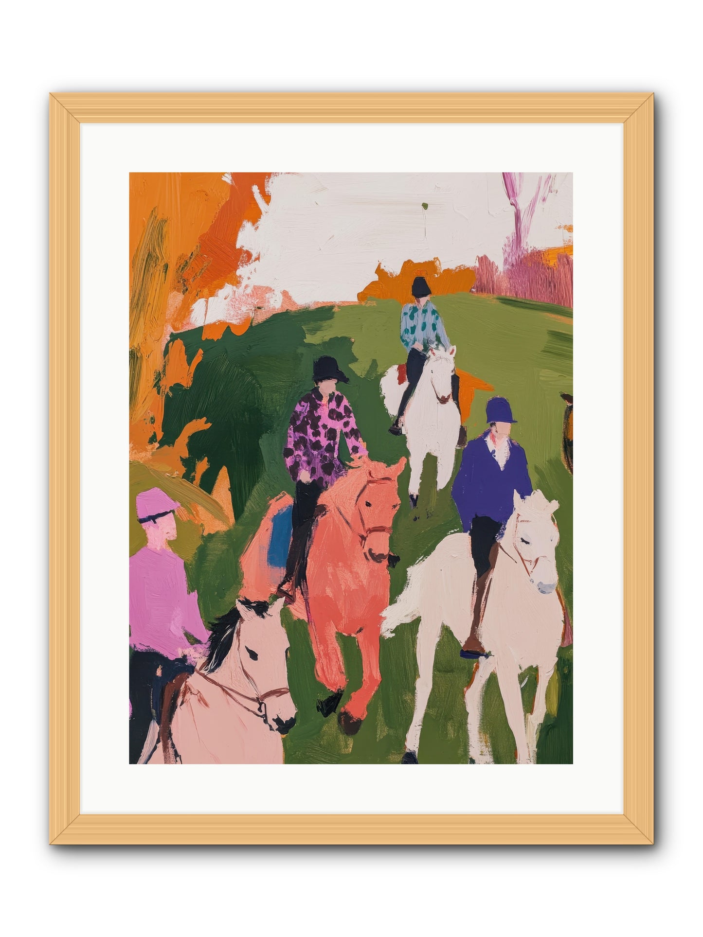 Marmalade Morning No.2 -- Framed Print - Natural 18x24