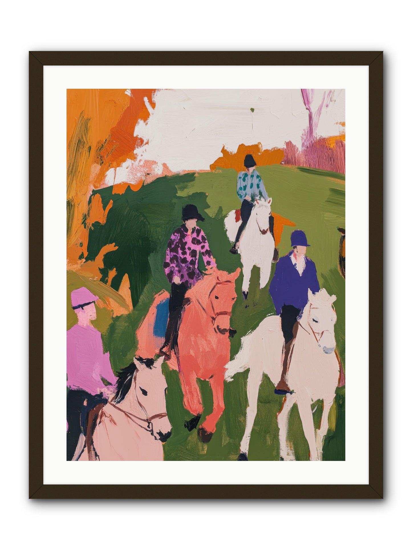 Marmalade Morning No.2 -- Framed Print - Black 24x32