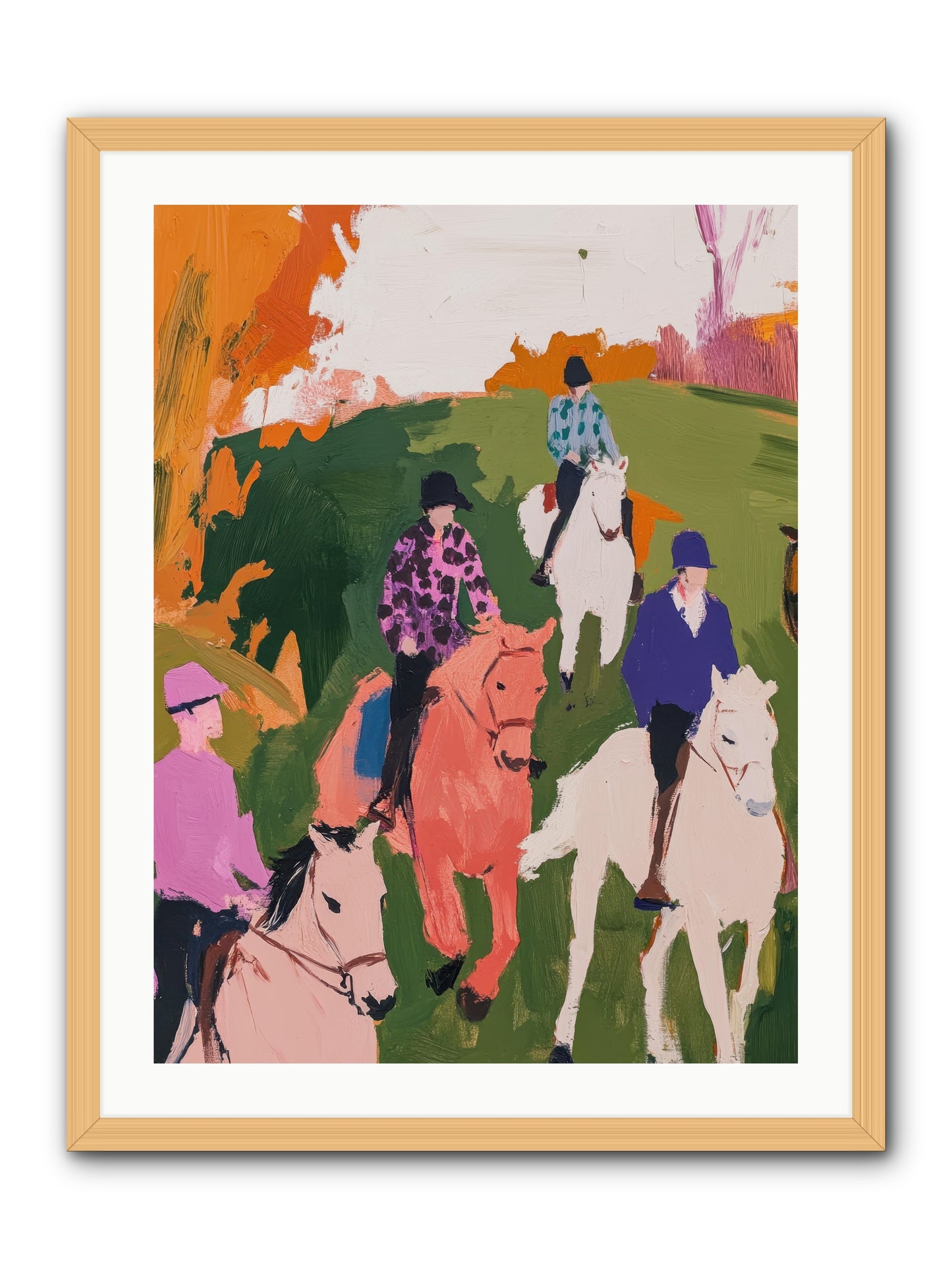 Marmalade Morning No.2 -- Framed Print - Natural 24x32