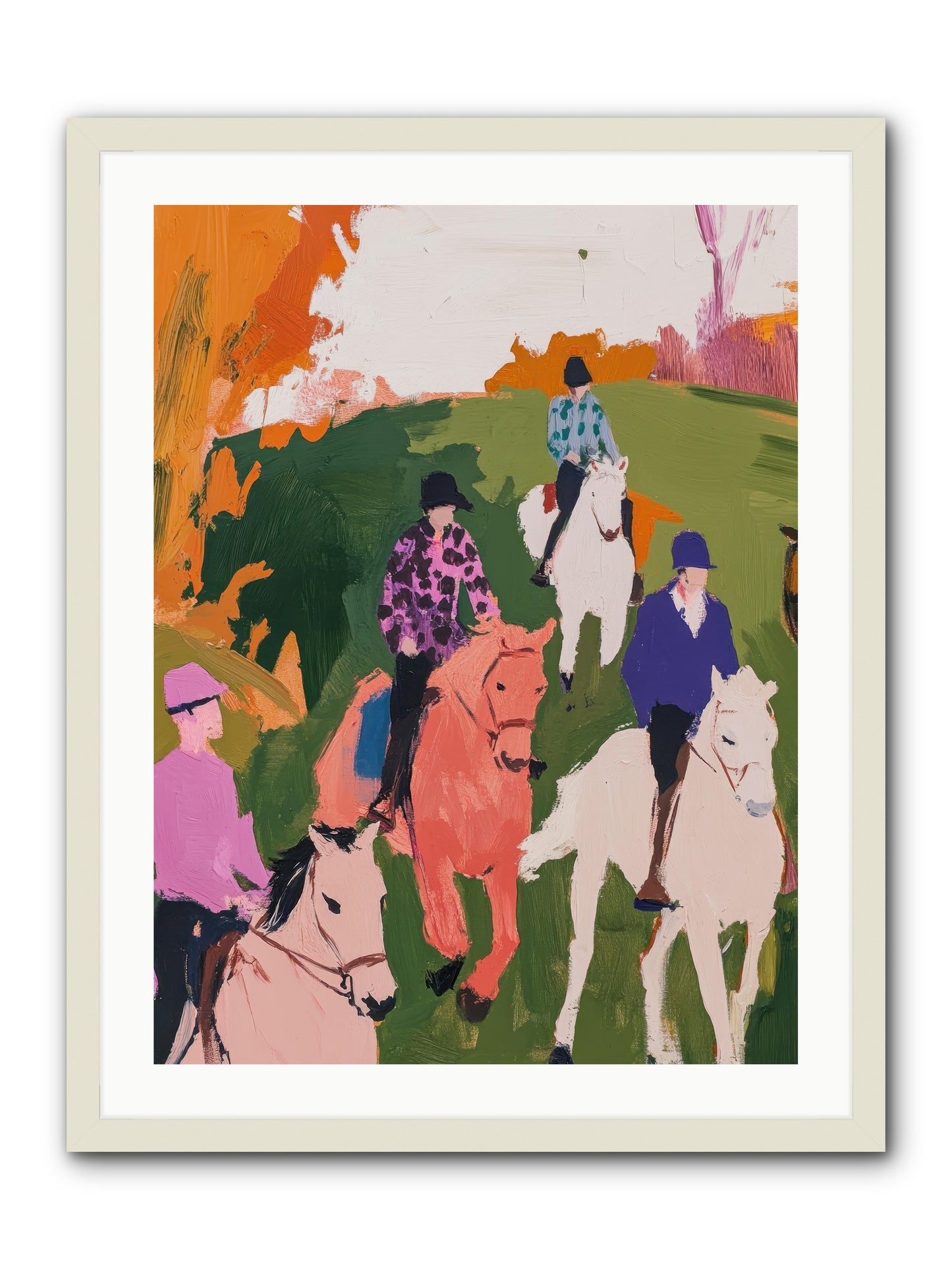 Marmalade Morning No.2 -- Framed Print - White 24x32