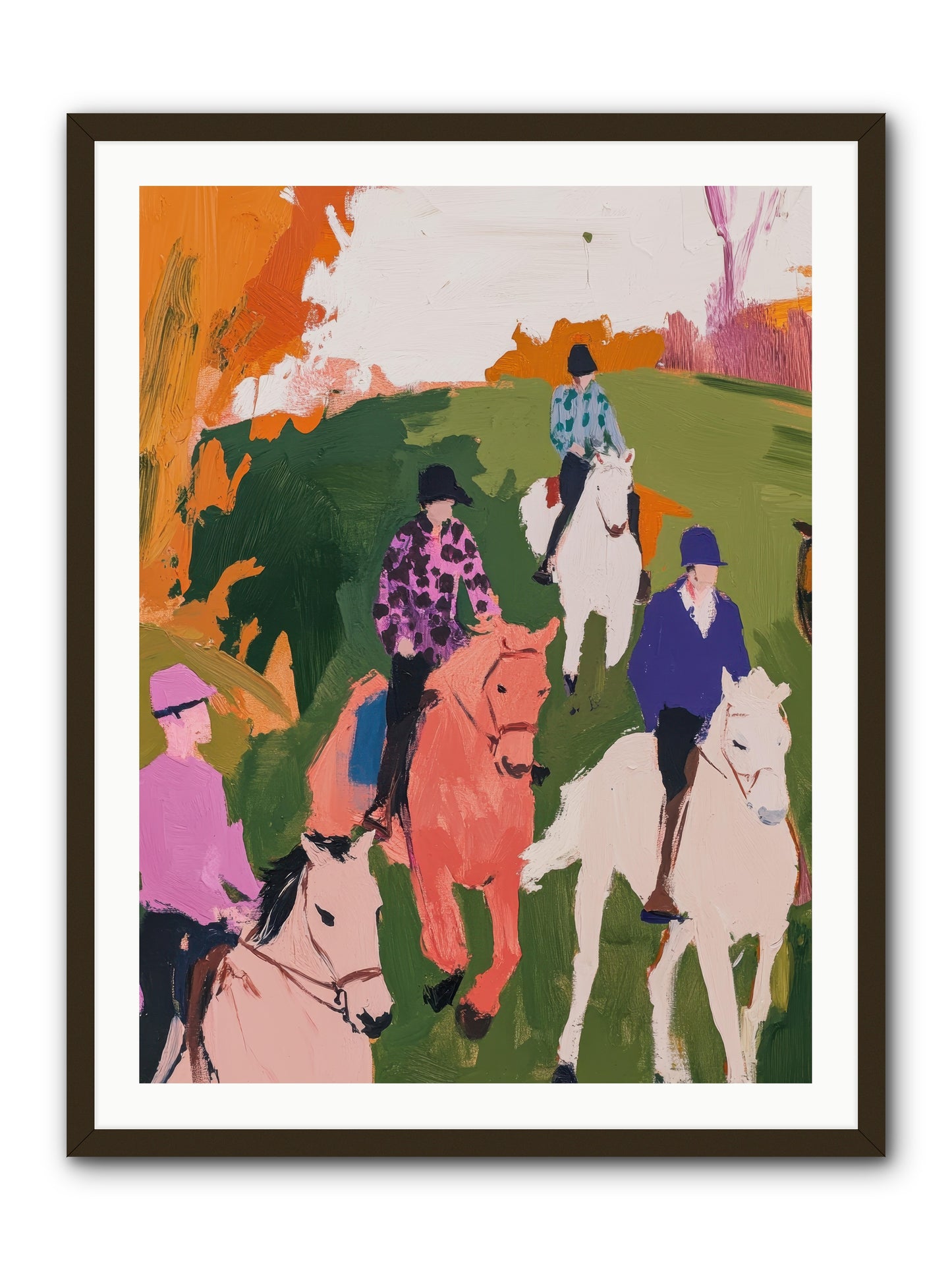 Marmalade Morning No.2 -- Framed Print - Black 30x40