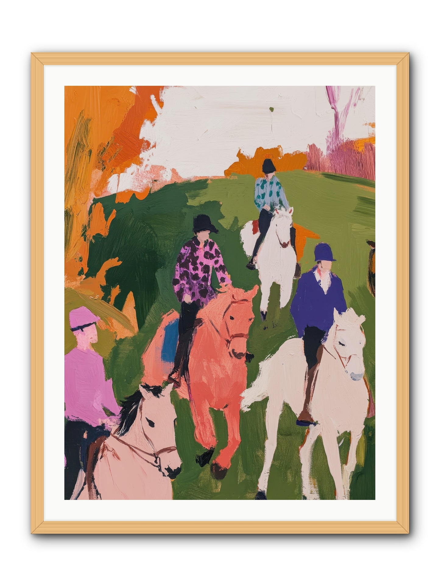 Marmalade Morning No.2 -- Framed Print - Natural 30x40