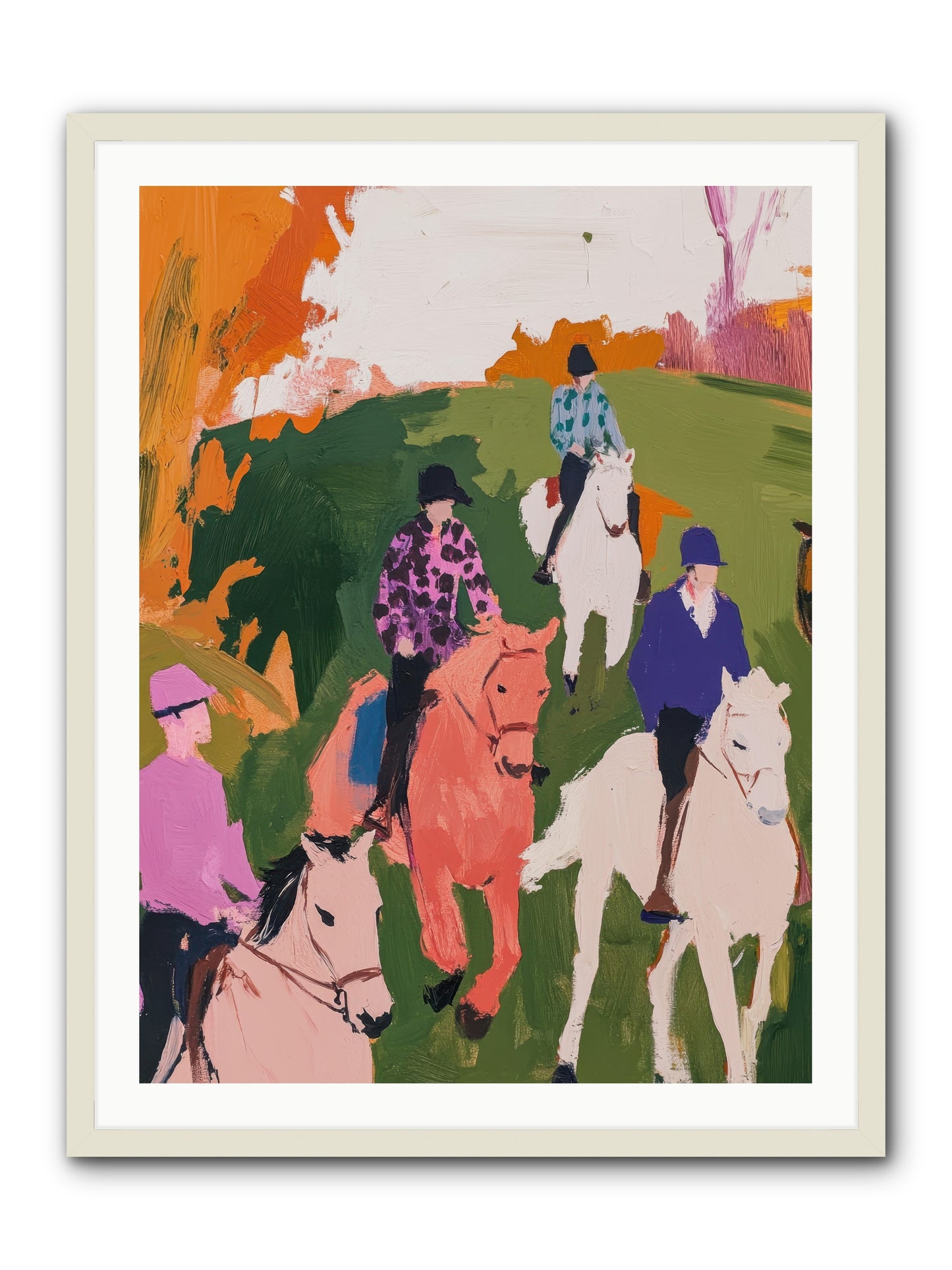 Marmalade Morning No.2 -- Framed Print - White 30x40