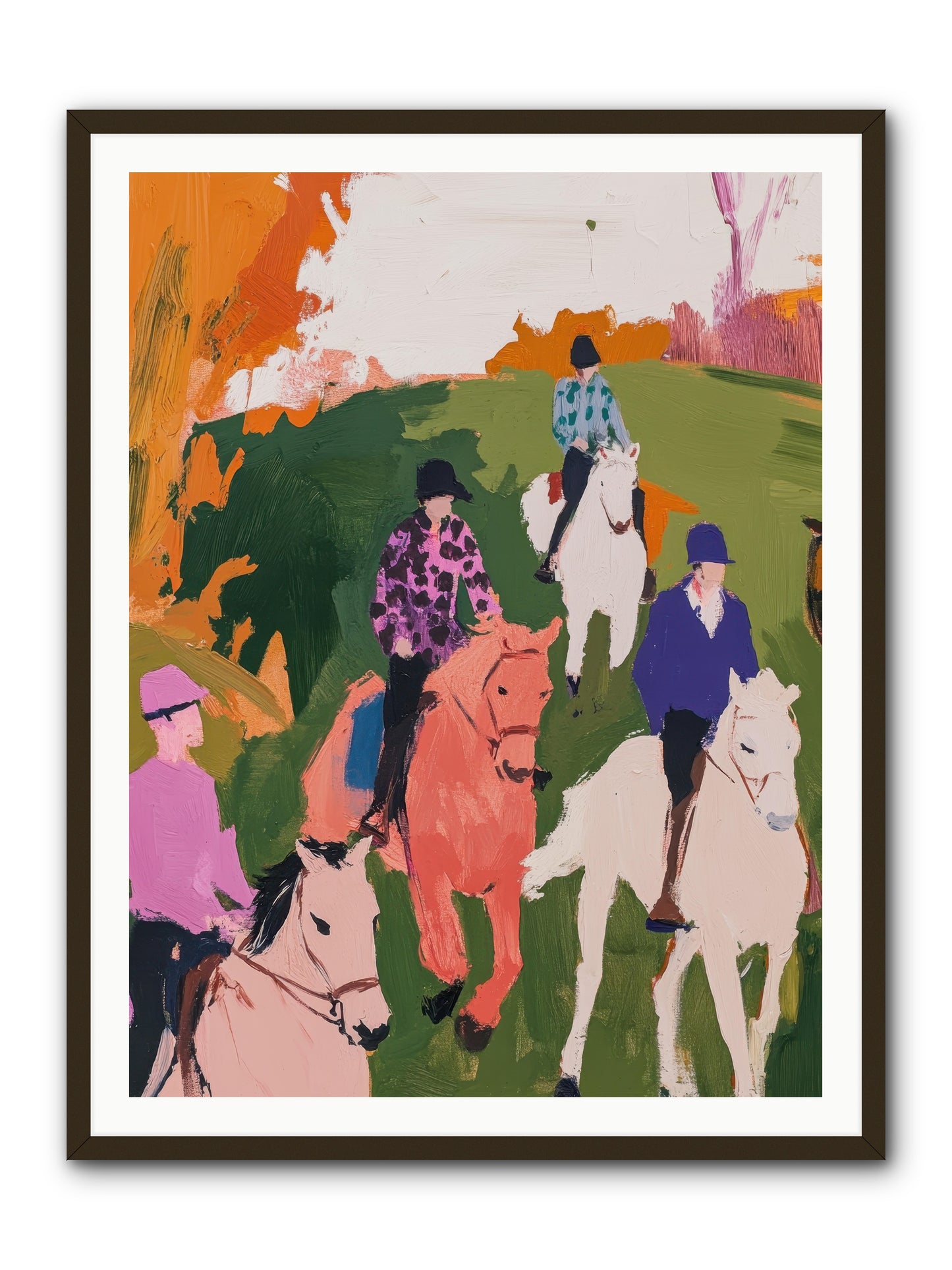 Marmalade Morning No.2 -- Framed Print - Black 36x48