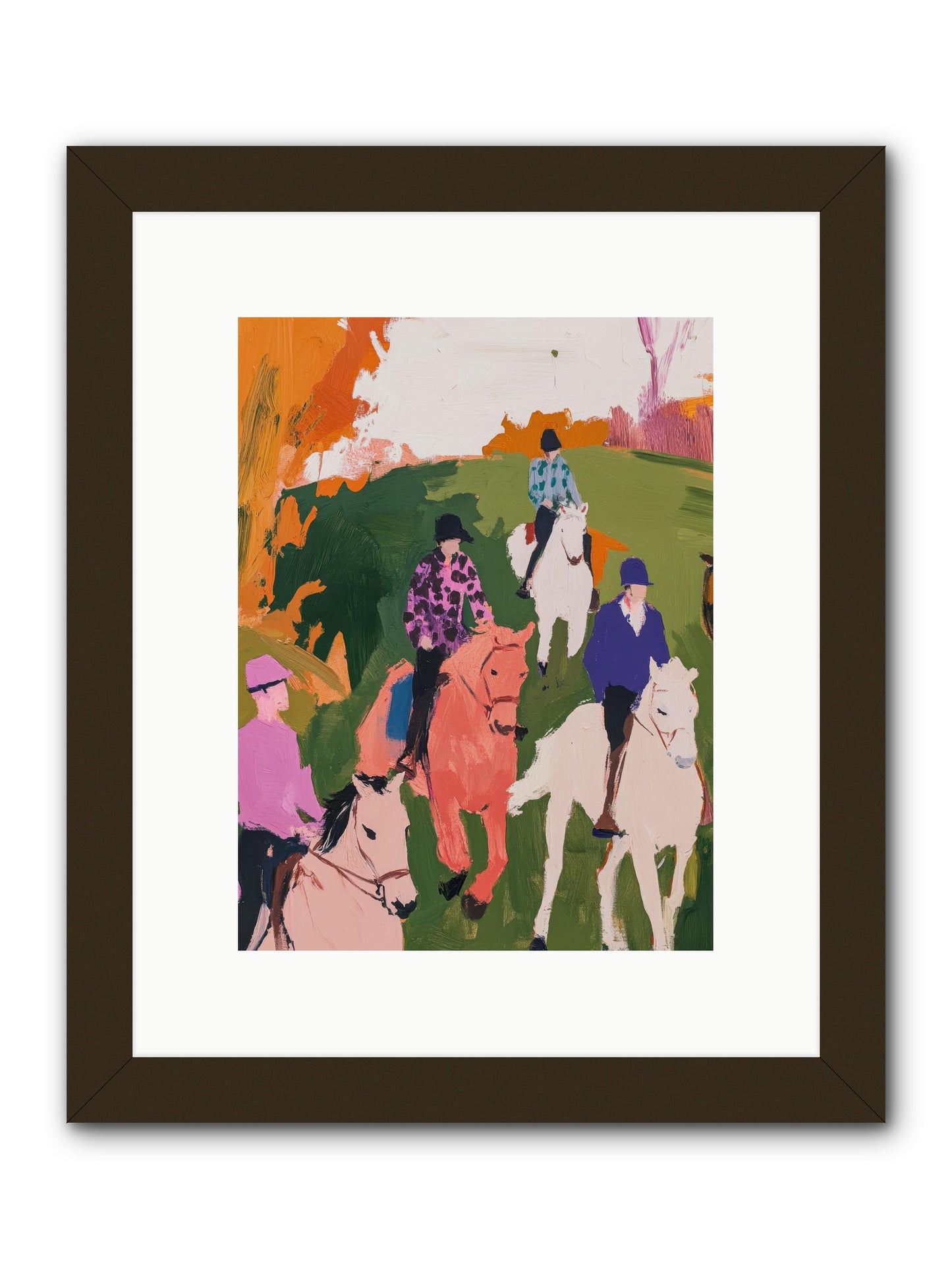 Marmalade Morning No.2 -- Framed Print - Black 9x12