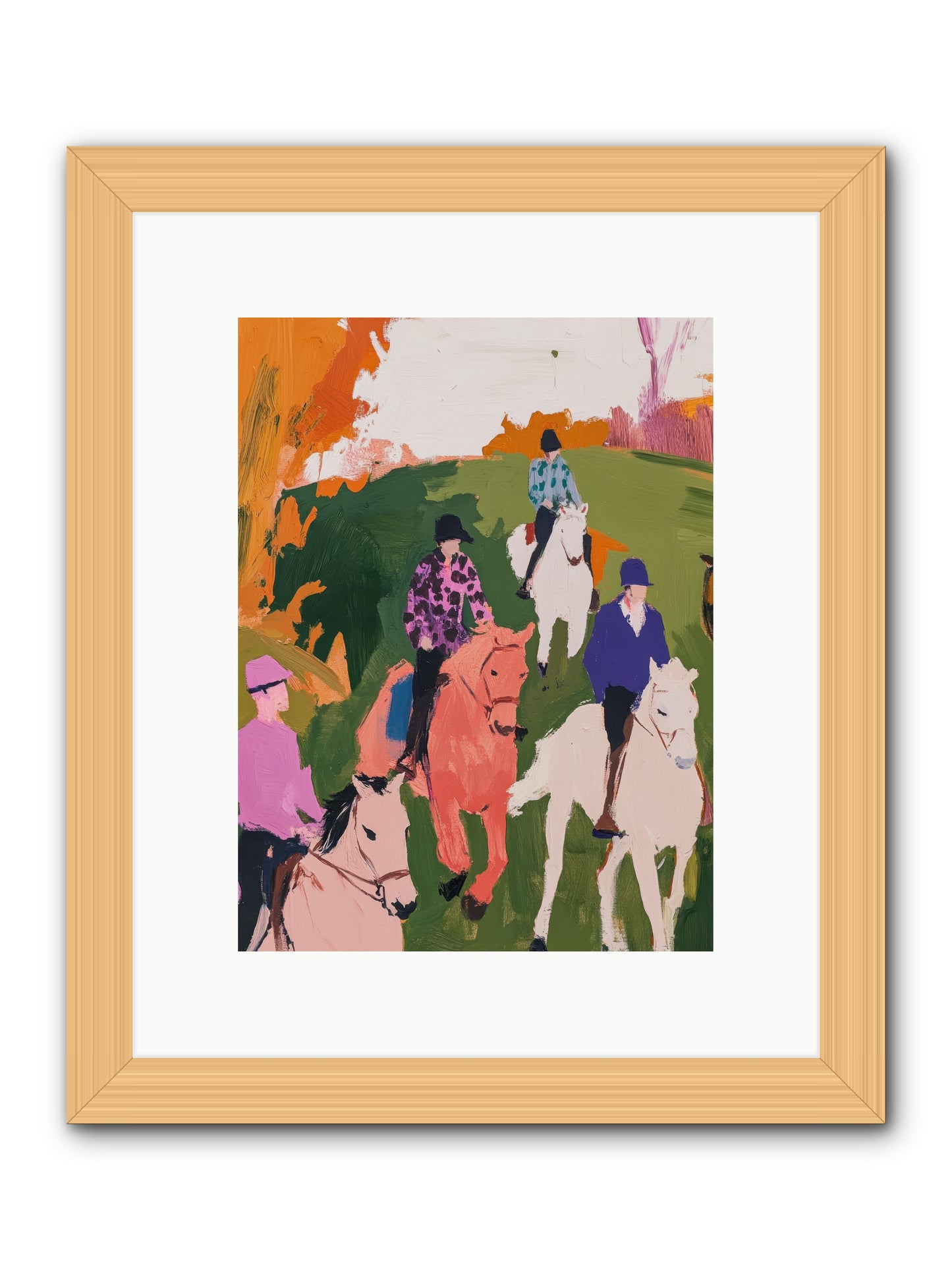 Marmalade Morning No.2 -- Framed Print - Natural 9x12