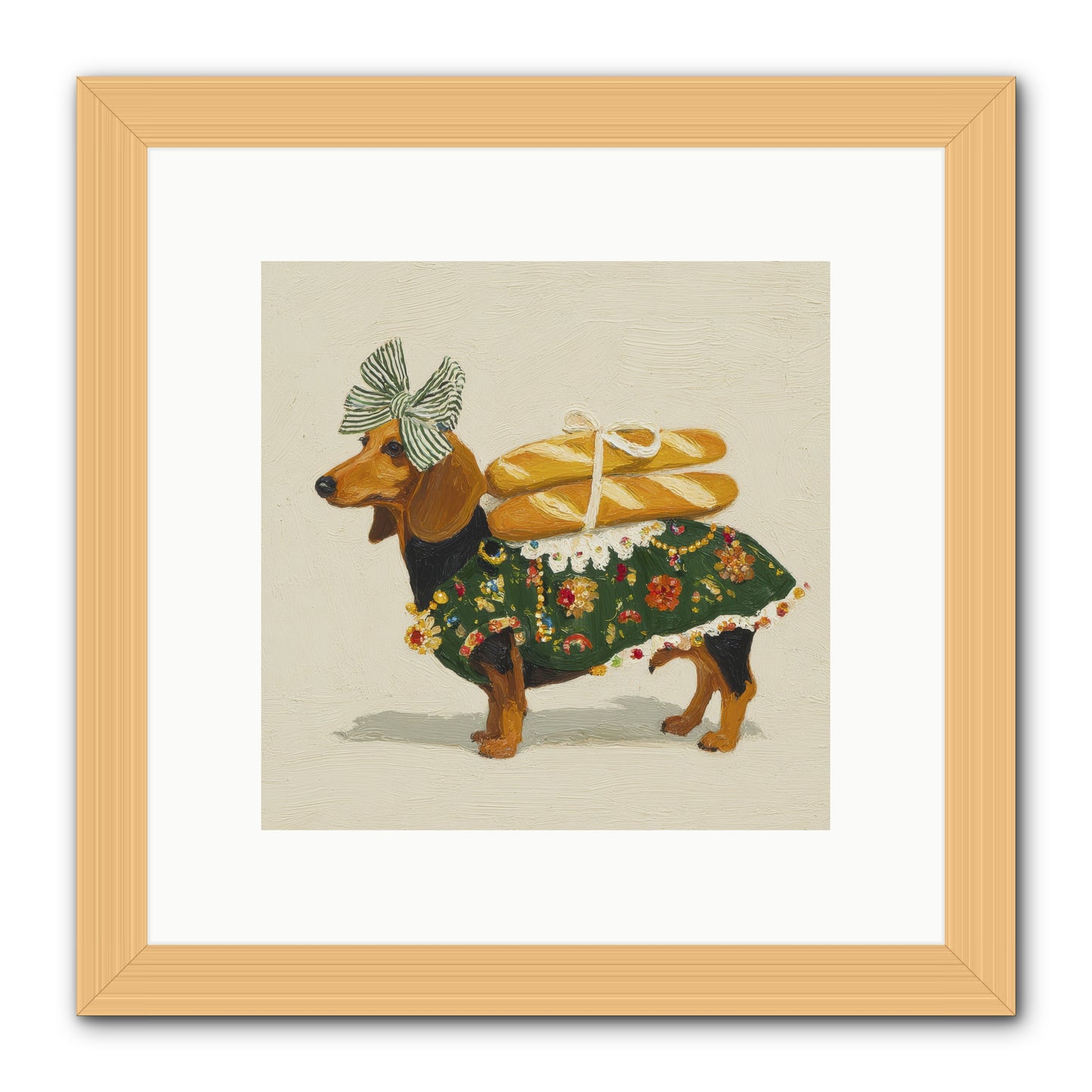 Marquis of Morning Loaves -- Framed Print - Natural 10x10