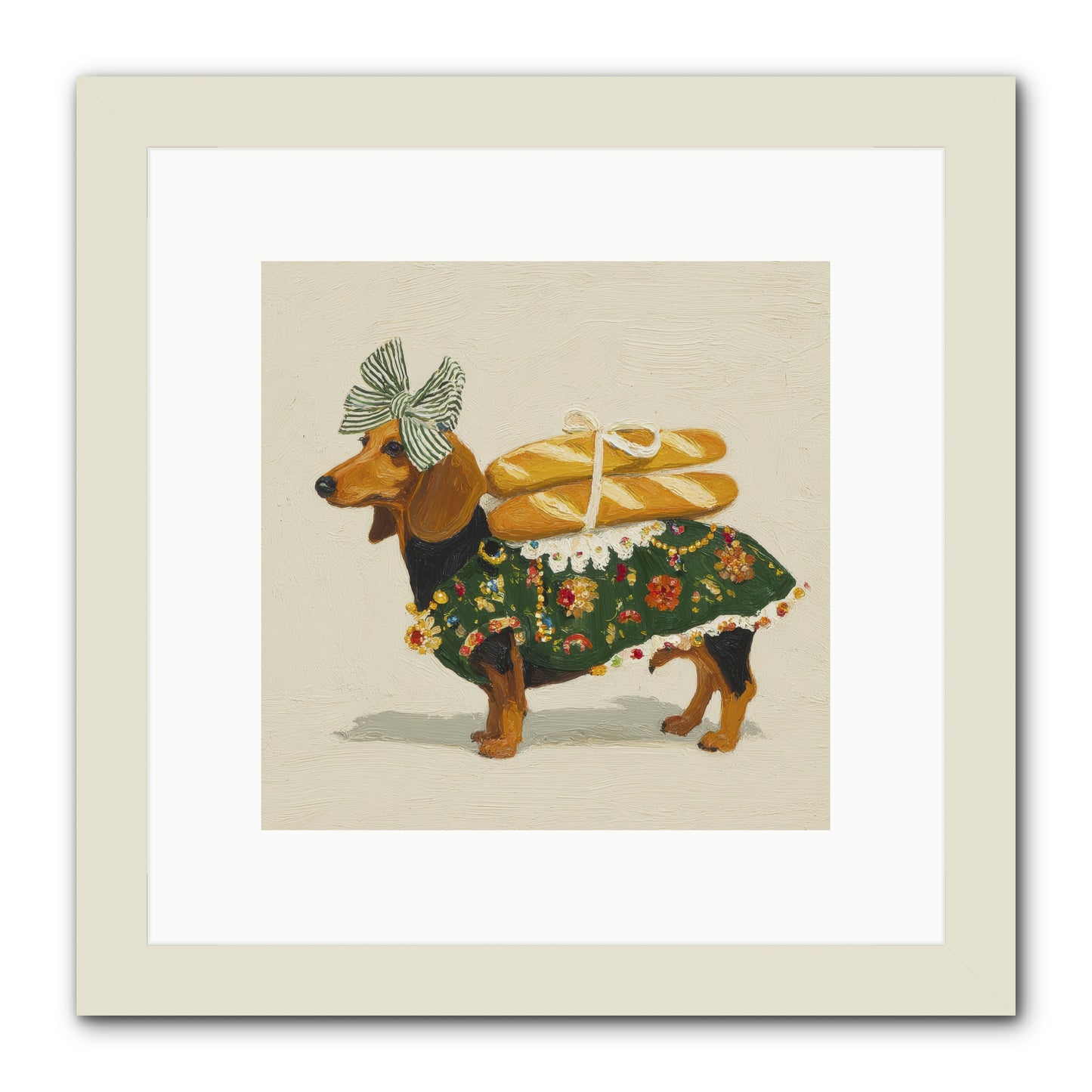 Marquis of Morning Loaves -- Framed Print - White 10x10