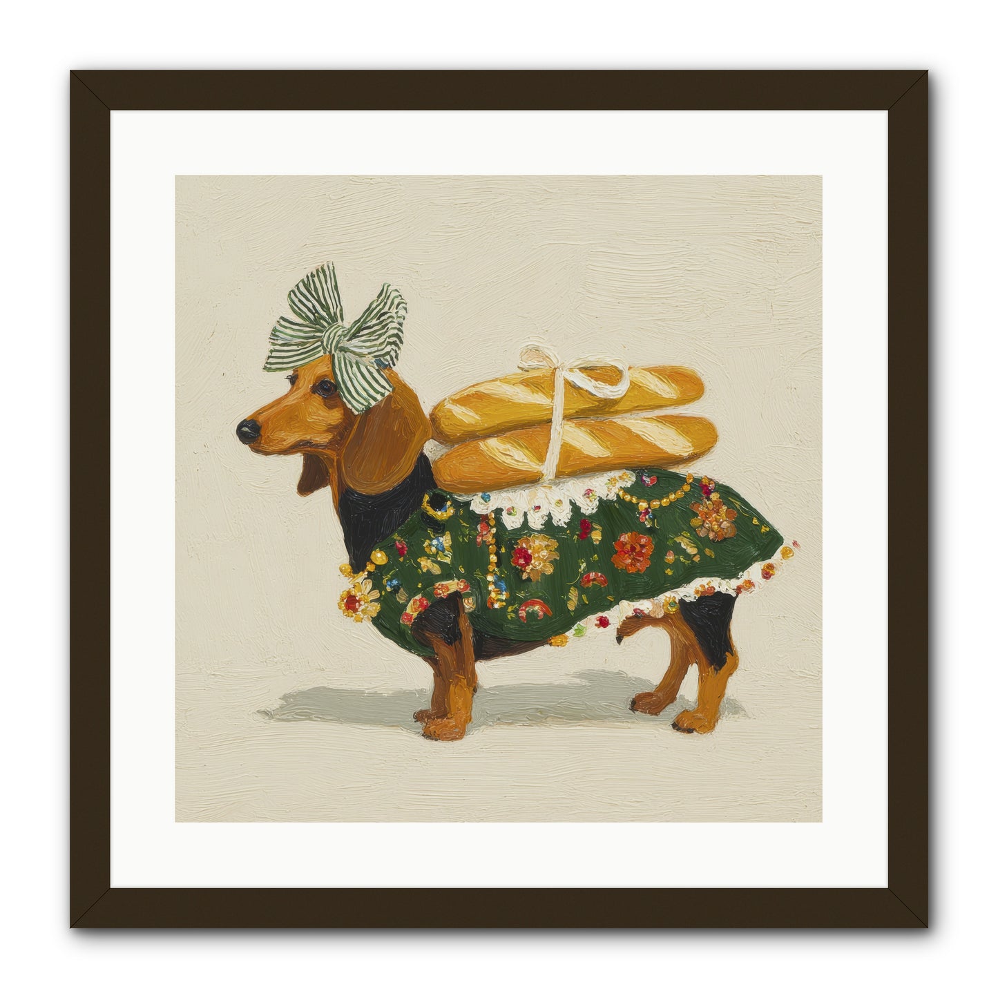 Marquis of Morning Loaves -- Framed Print - Black 20x20