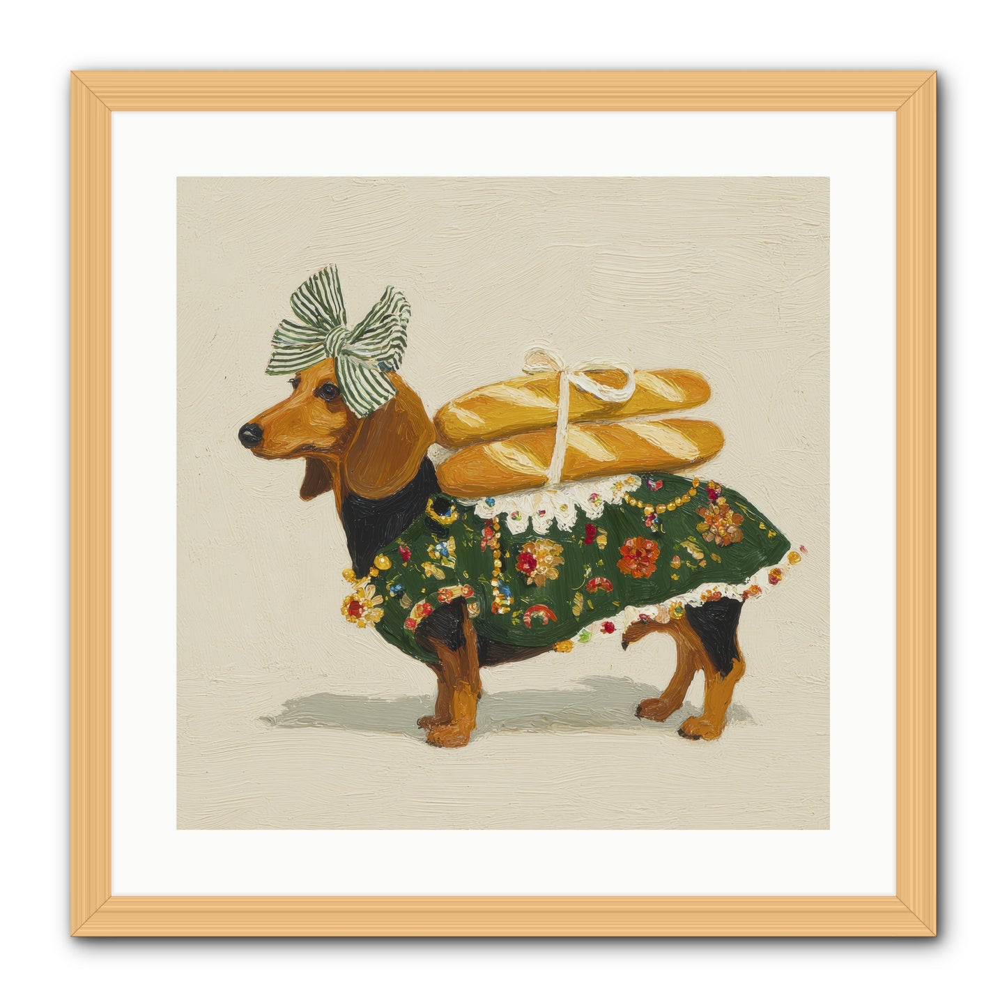 Marquis of Morning Loaves -- Framed Print - Natural 20x20