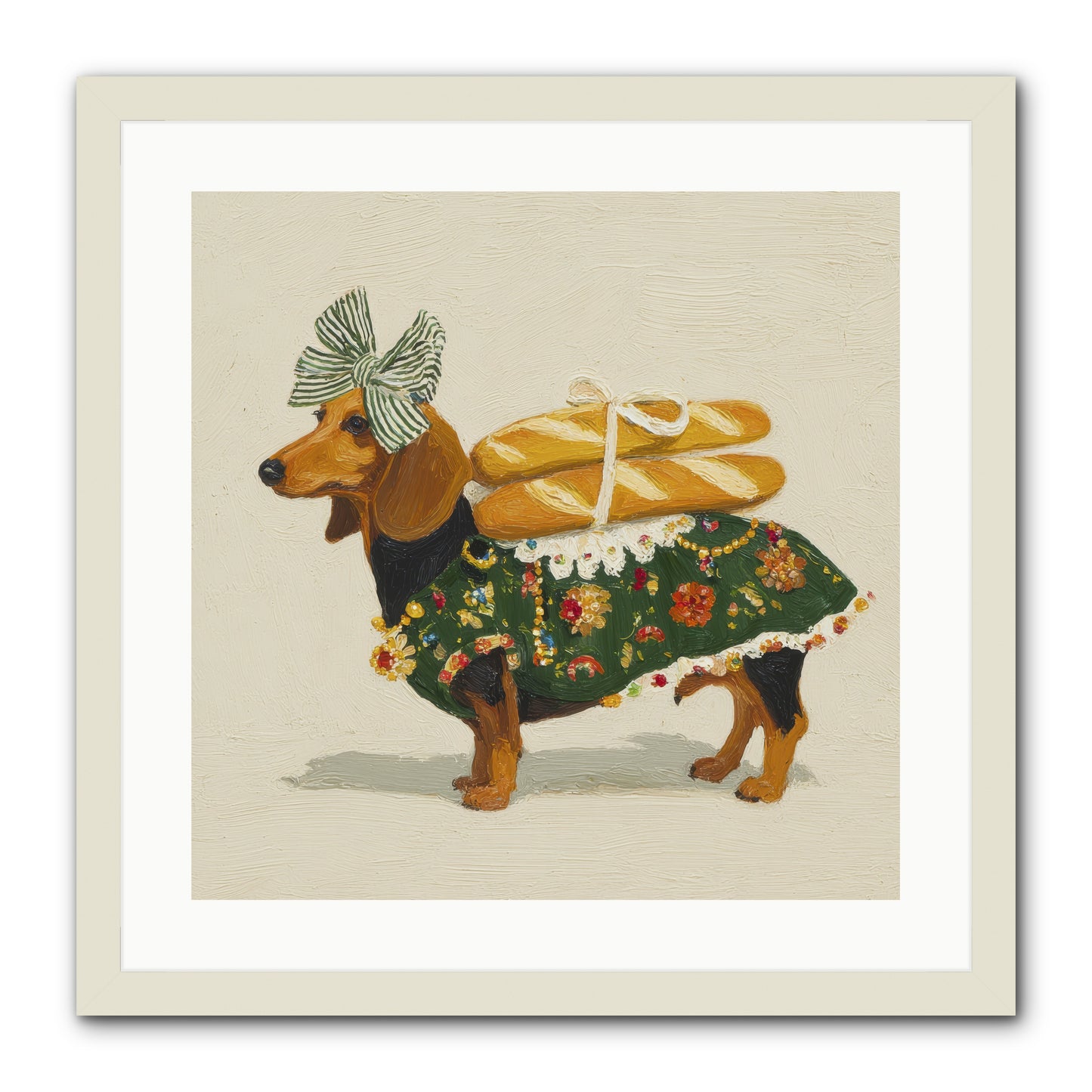 Marquis of Morning Loaves -- Framed Print - White 20x20