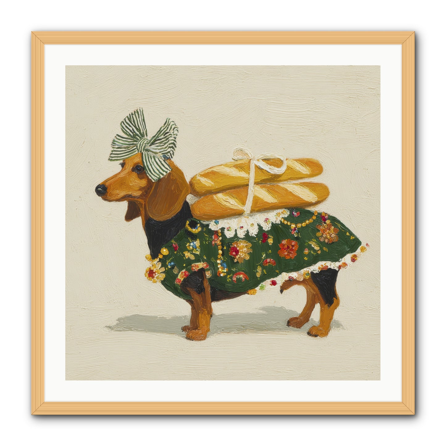 Marquis of Morning Loaves -- Framed Print - Natural 30x30