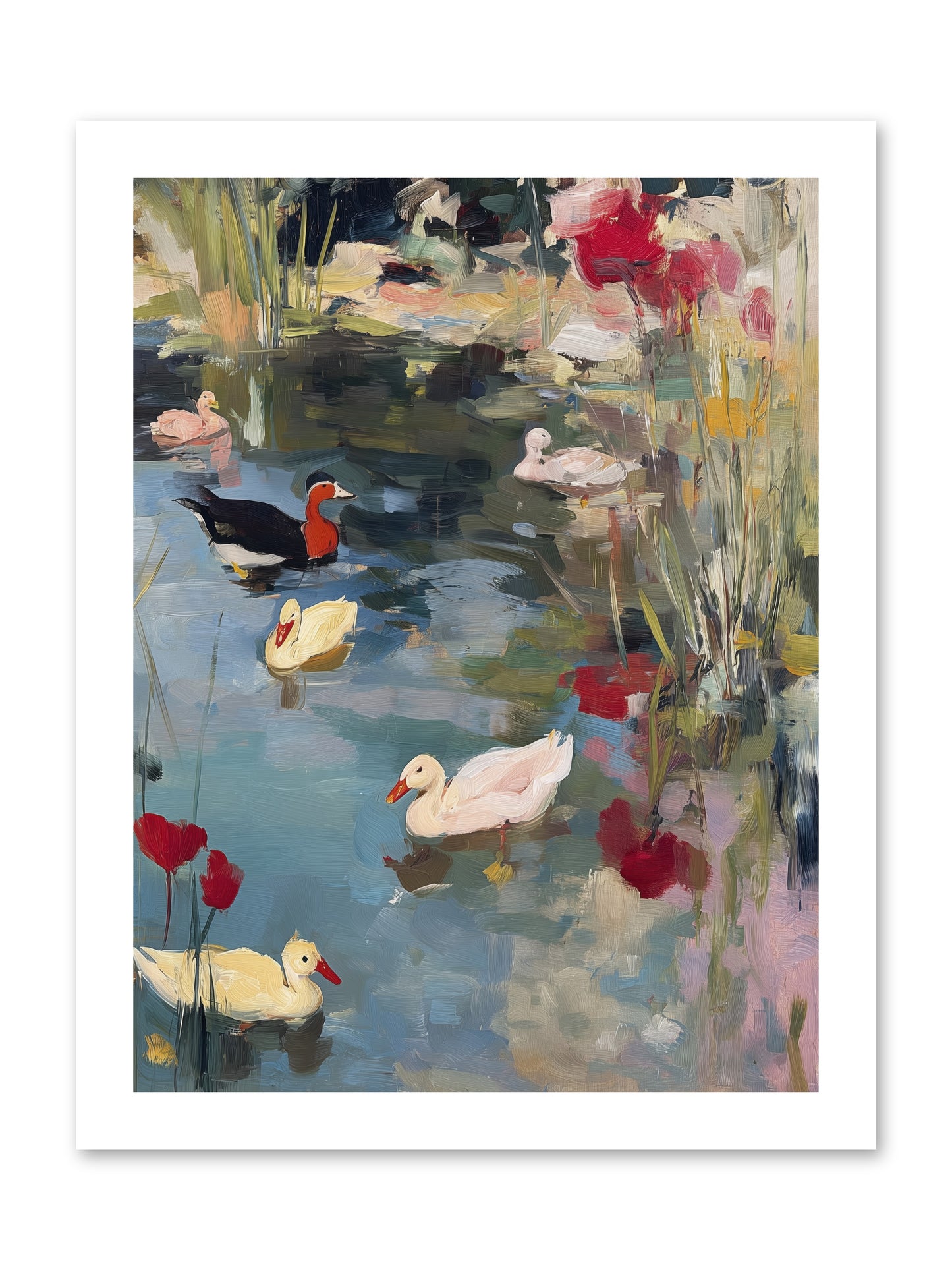 Marsh Dwellers -- Paper Print 12x16