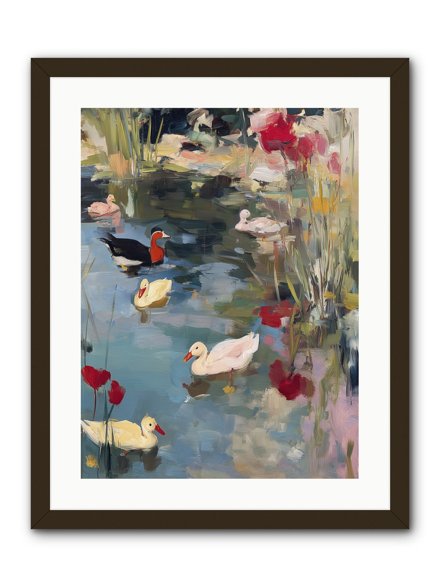 Marsh Dwellers -- Framed Print - Black 18x24