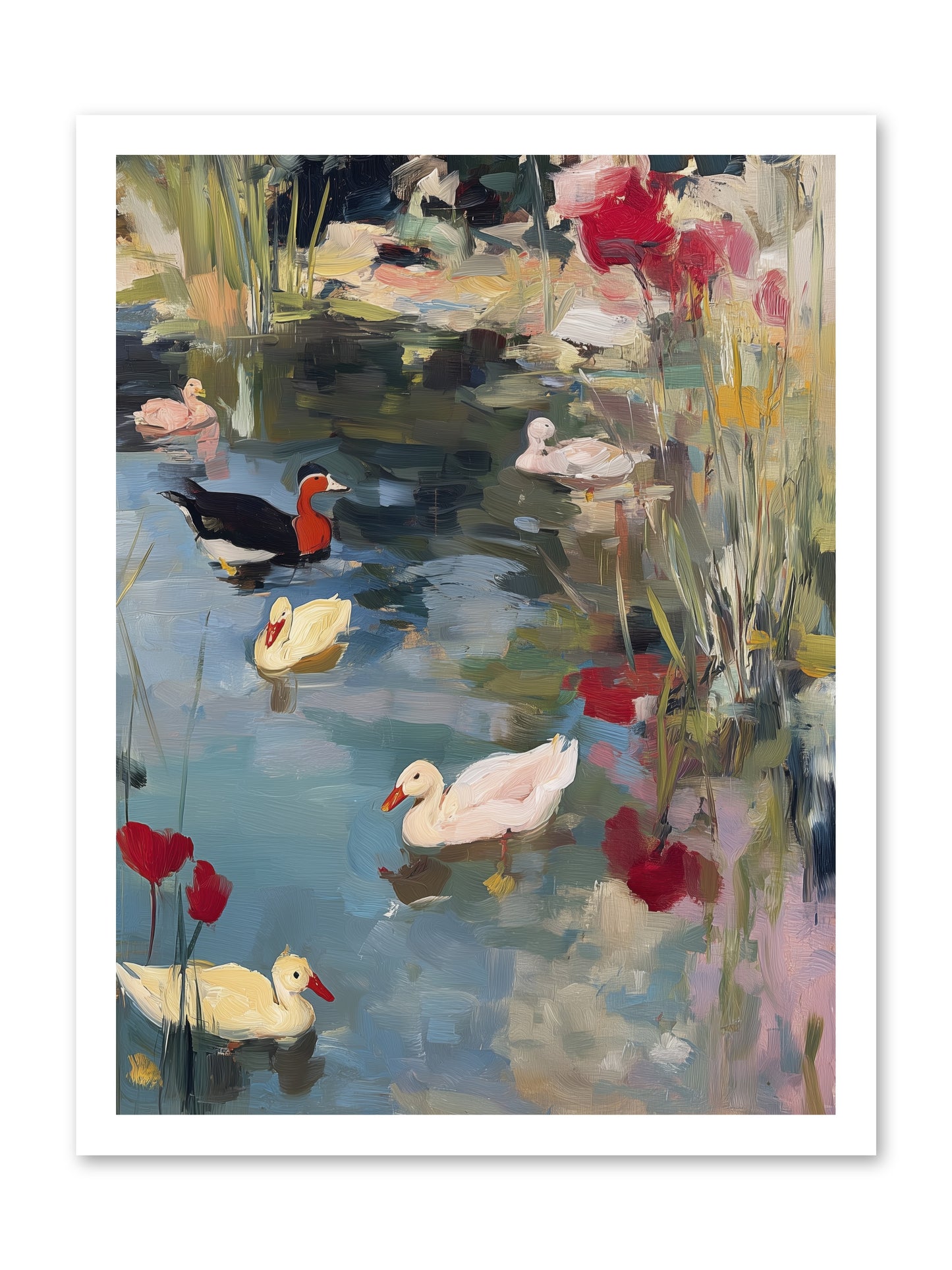 Marsh Dwellers -- Loose Canvas Print 18x24