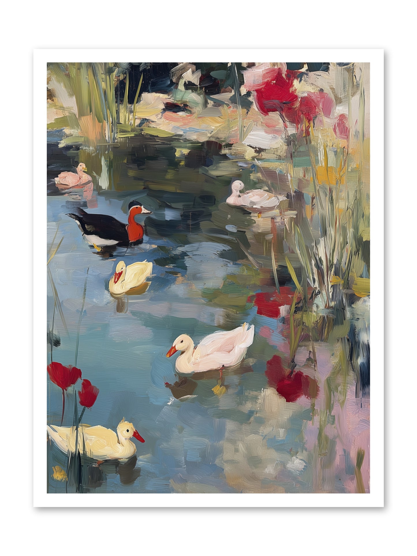 Marsh Dwellers -- Loose Canvas Print 24x32