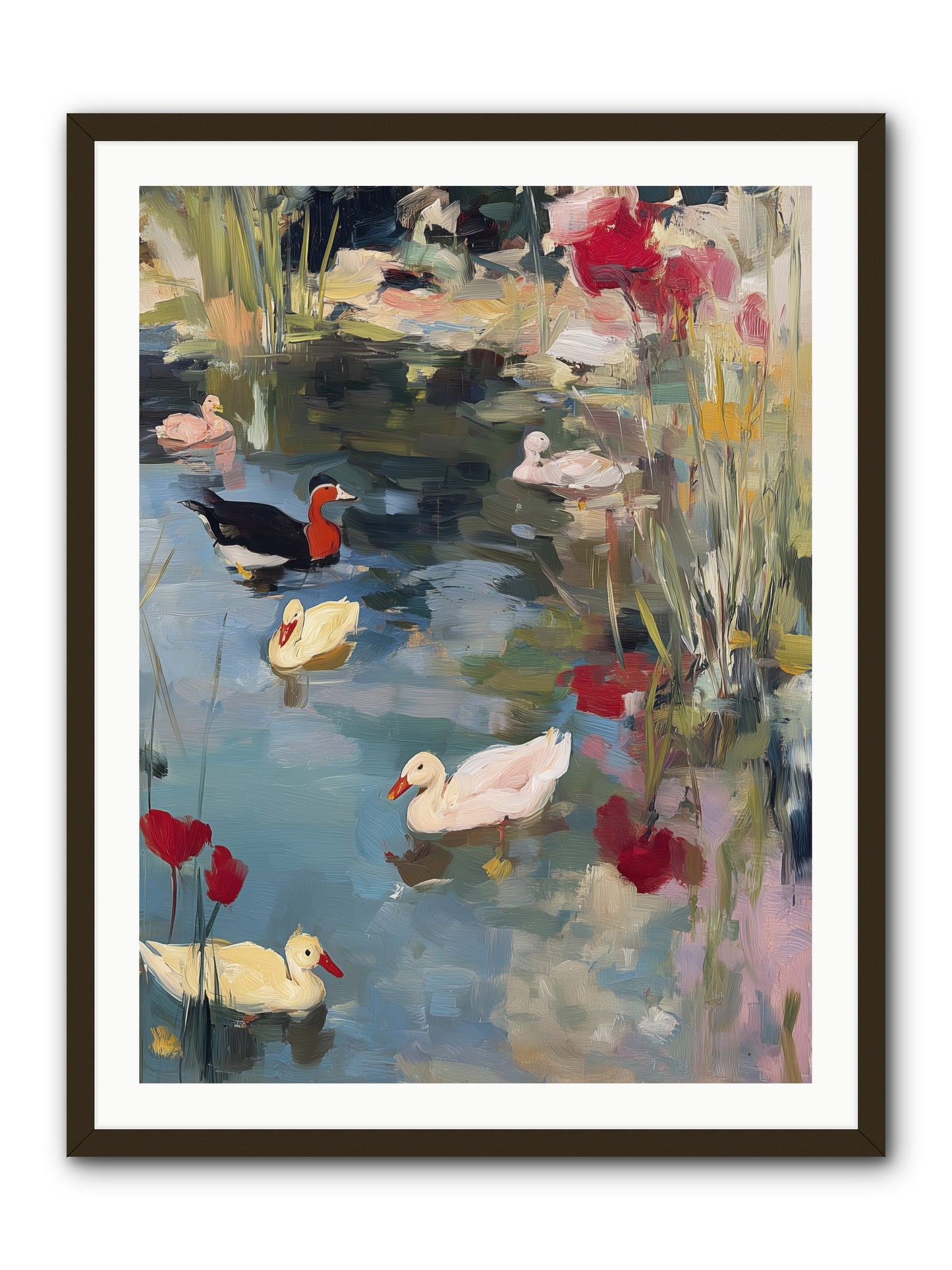 Marsh Dwellers -- Framed Print - Black 30x40