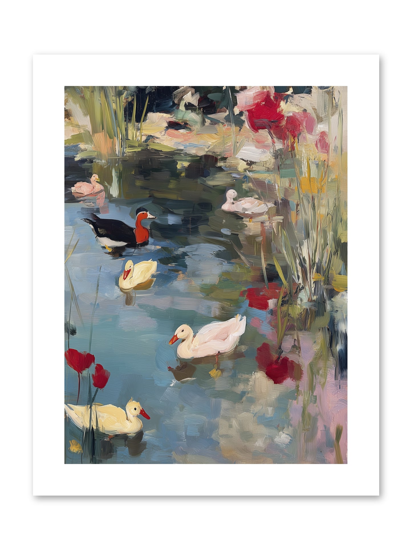 Marsh Dwellers -- Paper Print 9x12