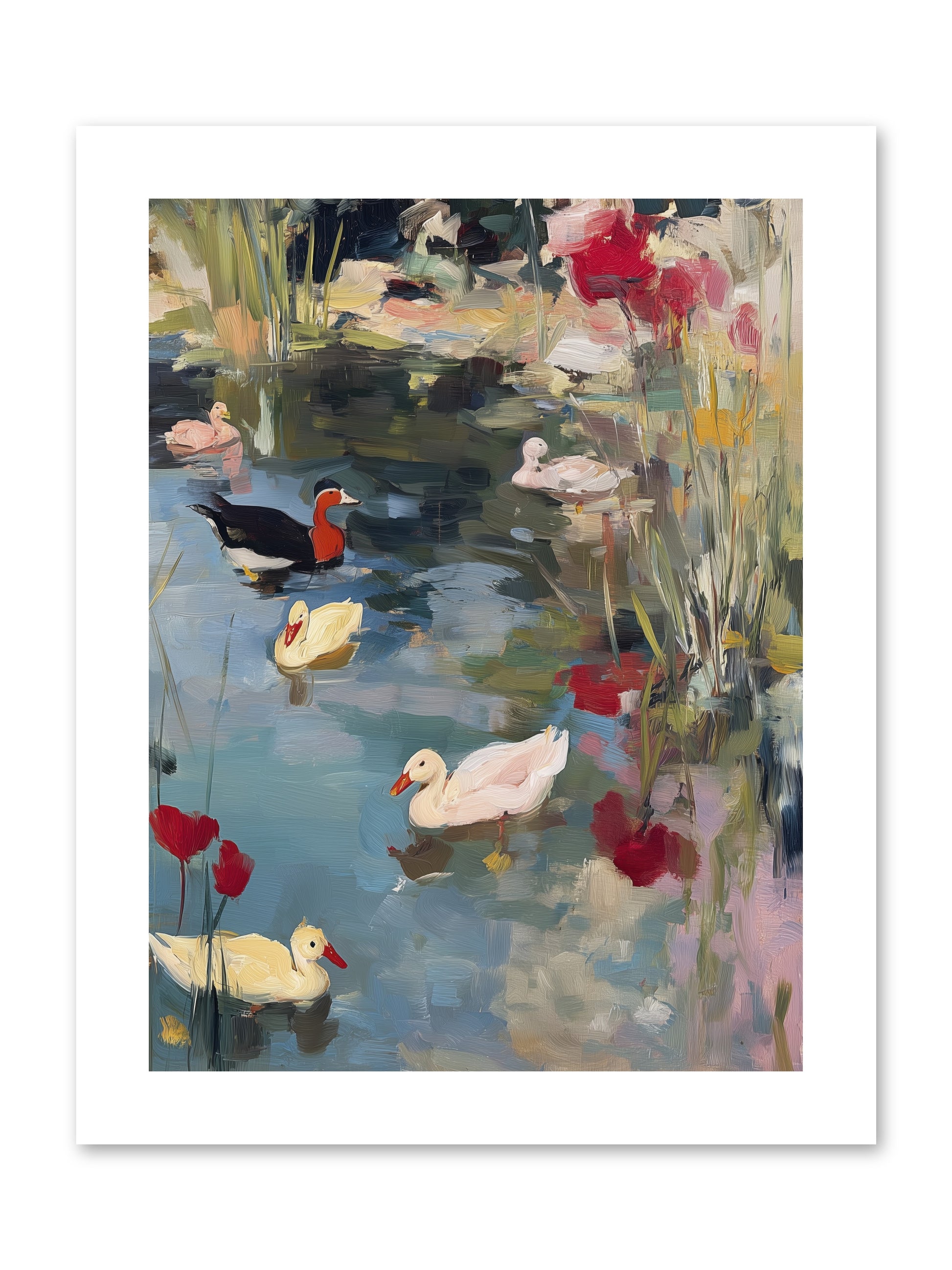 Marsh Dwellers -- Paper Print 9x12