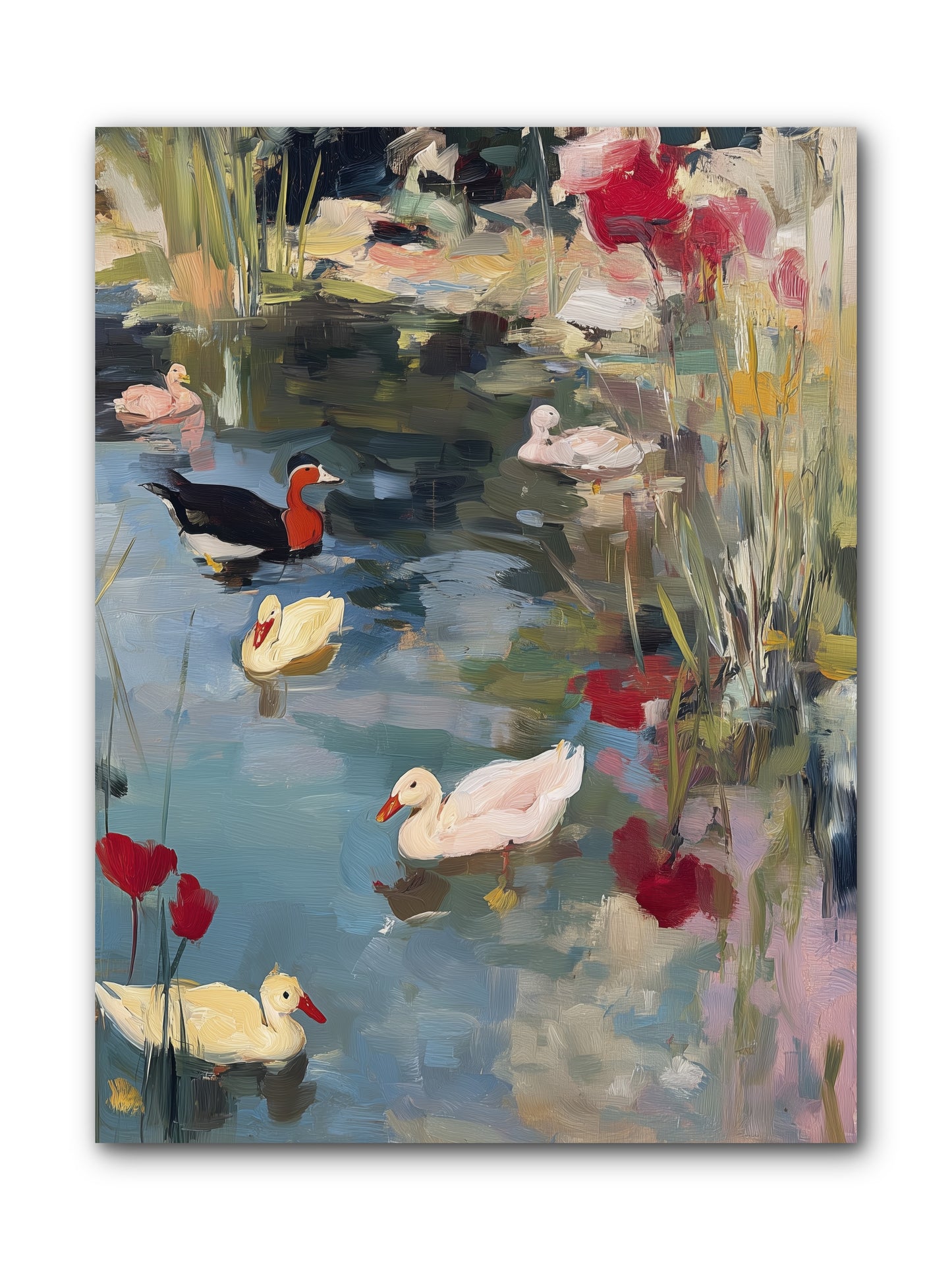 Marsh Dwellers -- Wrapped Canvas 9x12