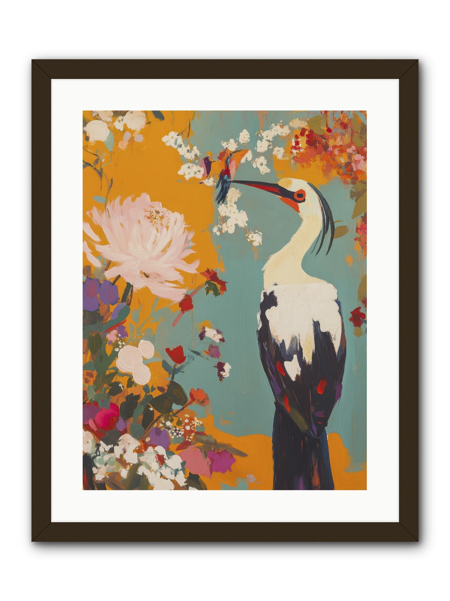 Marsh Maiden's Garden -- Framed Print - Black 18x24