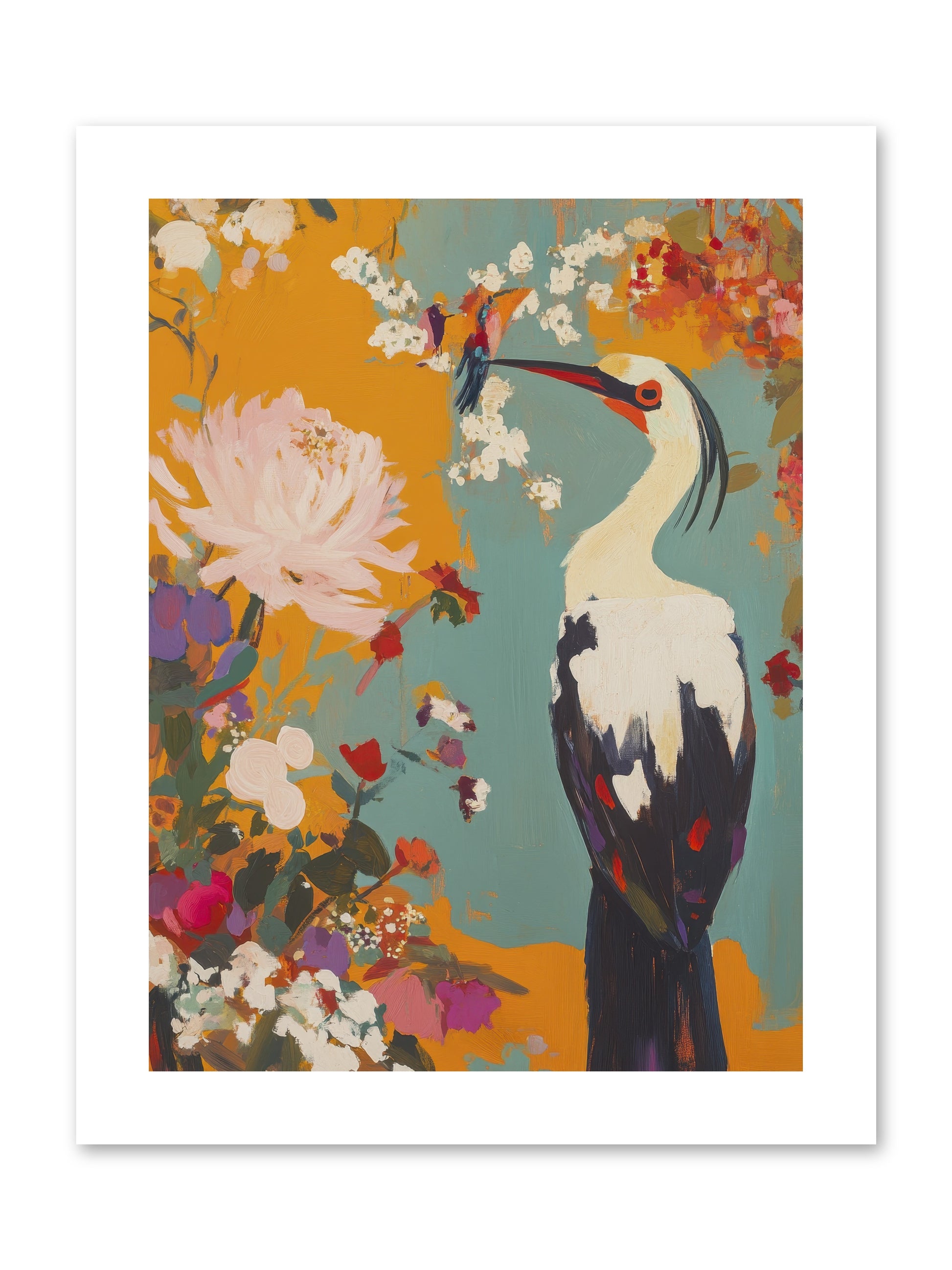 Marsh Maiden's Garden -- Paper Print 9x12