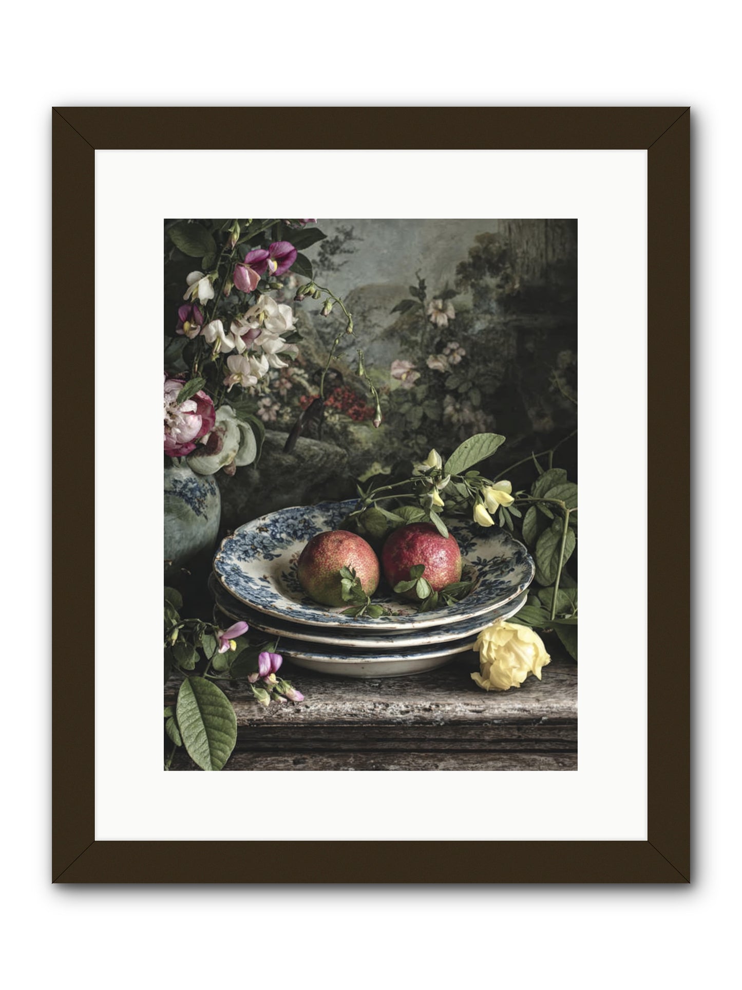 Matinique -- Framed Print - Black 12x16