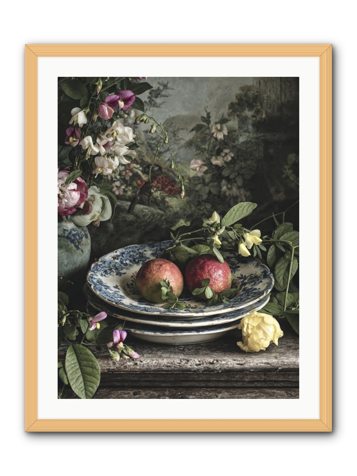 Matinique -- Framed Print - Natural 24x32