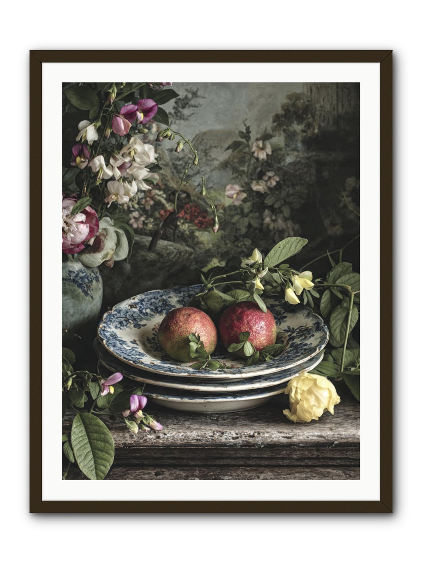 Matinique -- Framed Print - Black 30x40
