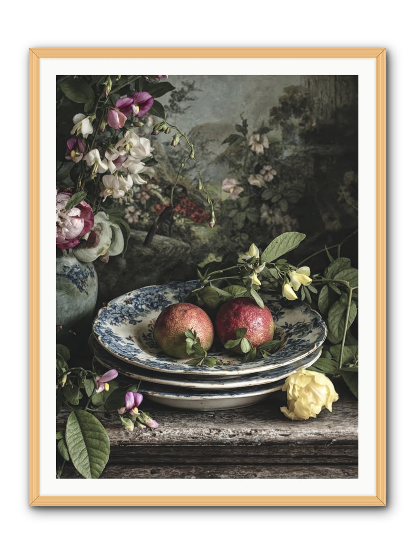 Matinique -- Framed Print - Natural 36x48
