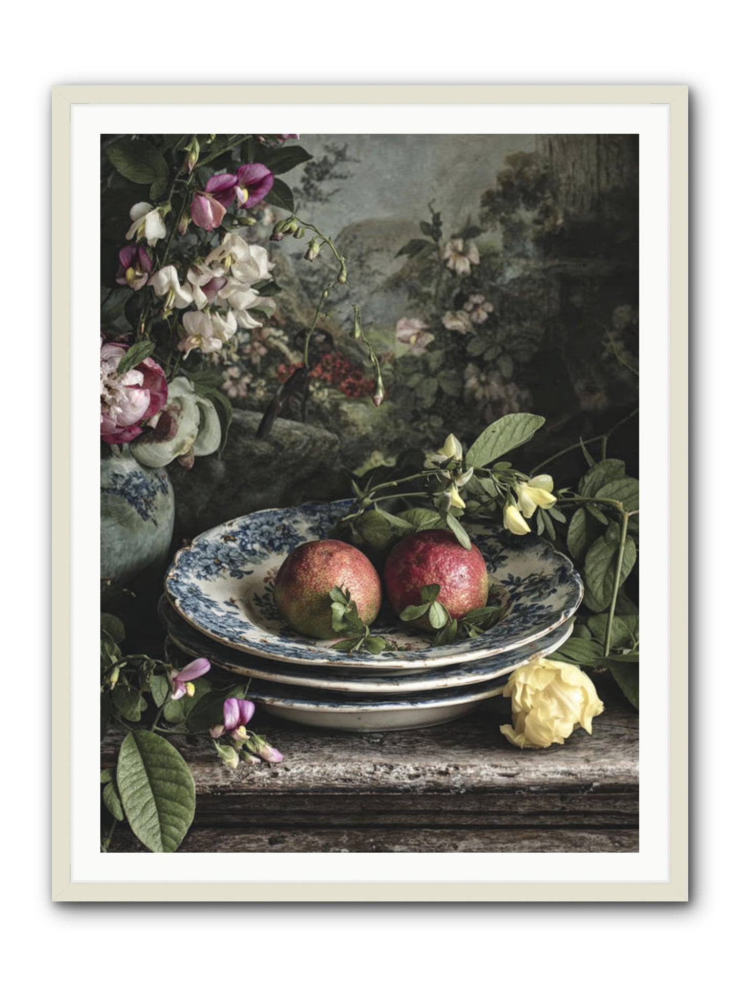 Matinique -- Framed Print - White 36x48