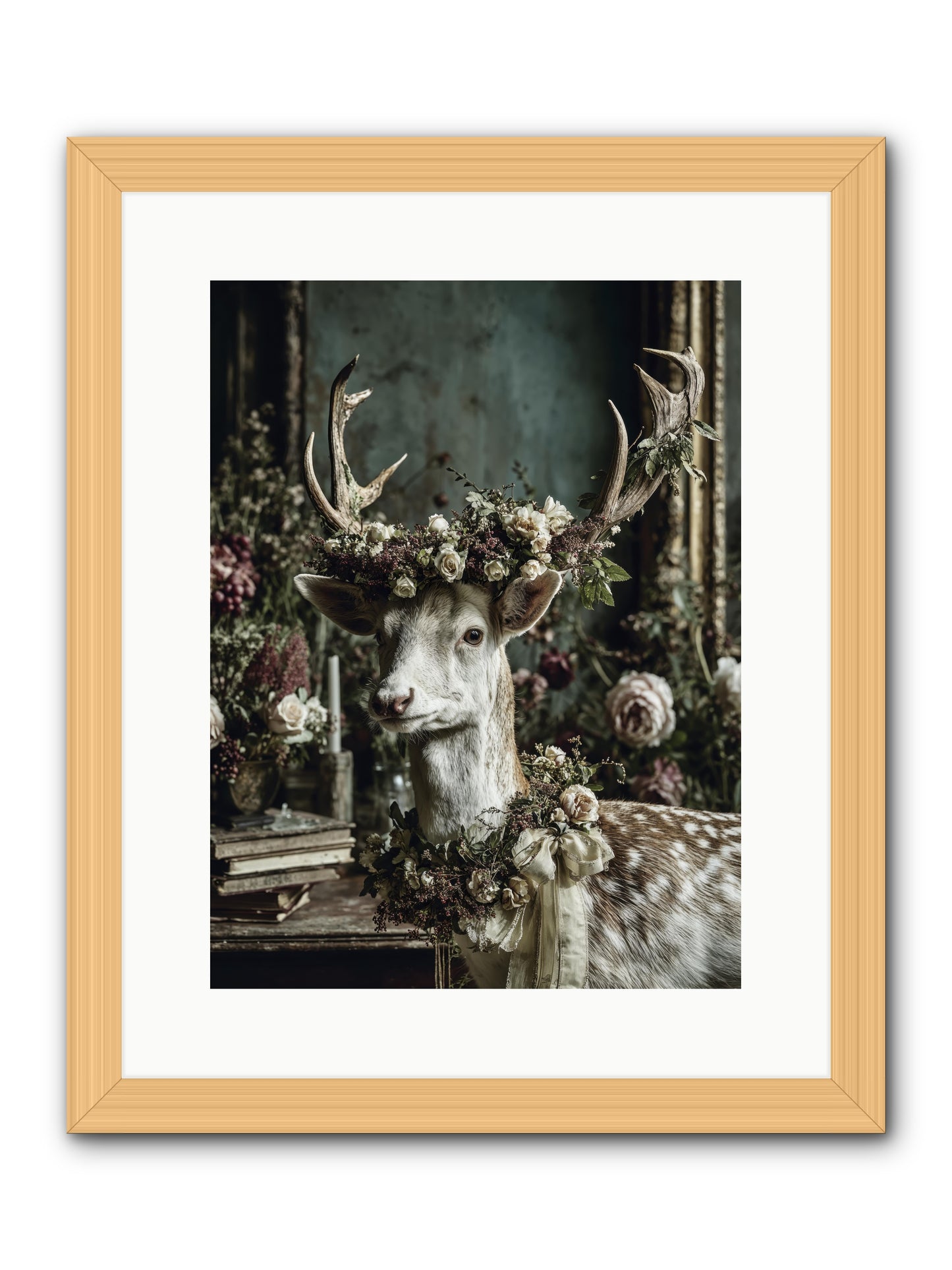 Maxence -- Framed Print - Natural 12x16