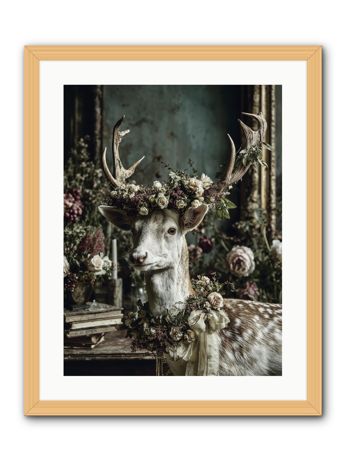 Maxence -- Framed Print - Natural 18x24